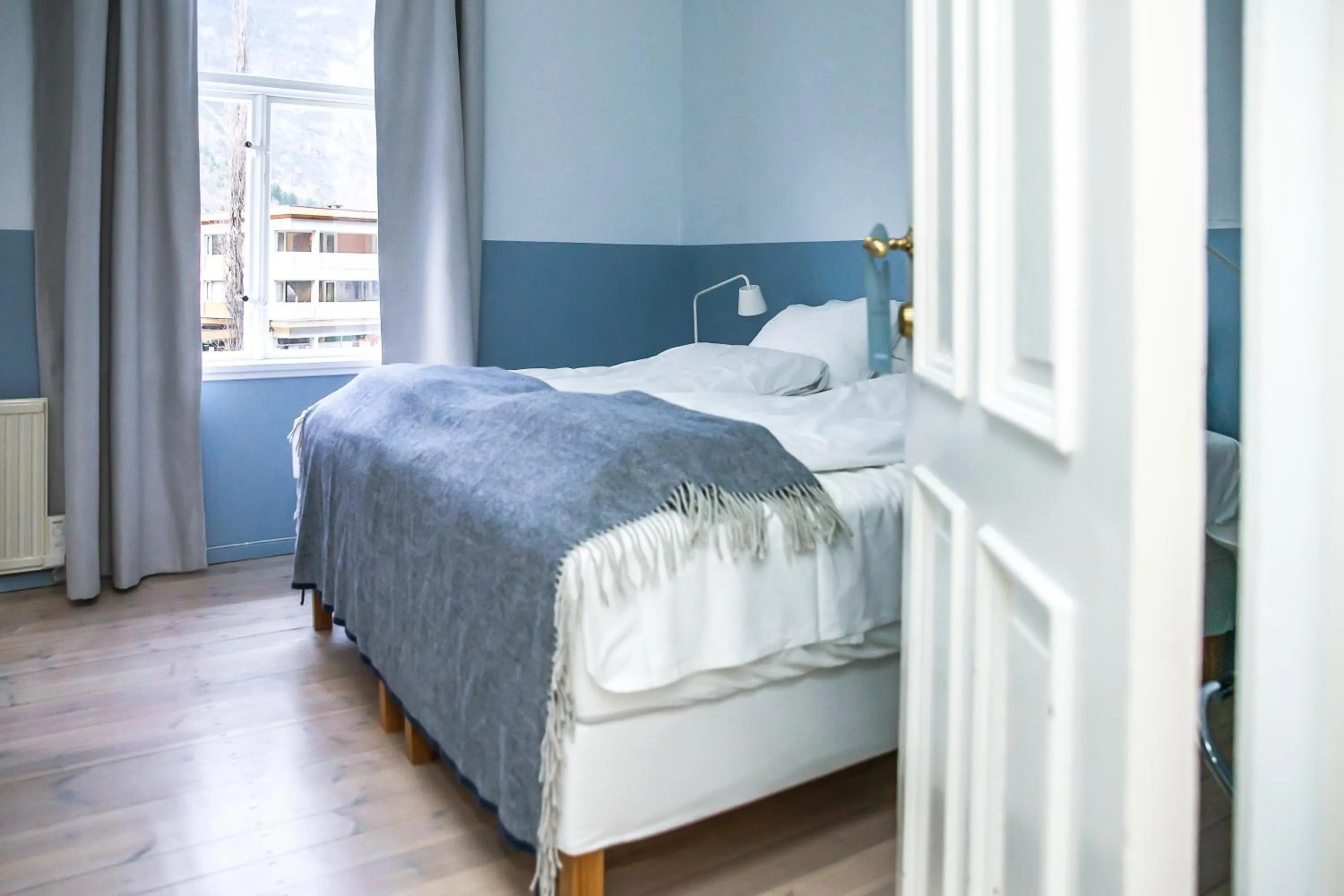 Bed in Lindstrøm Hotel