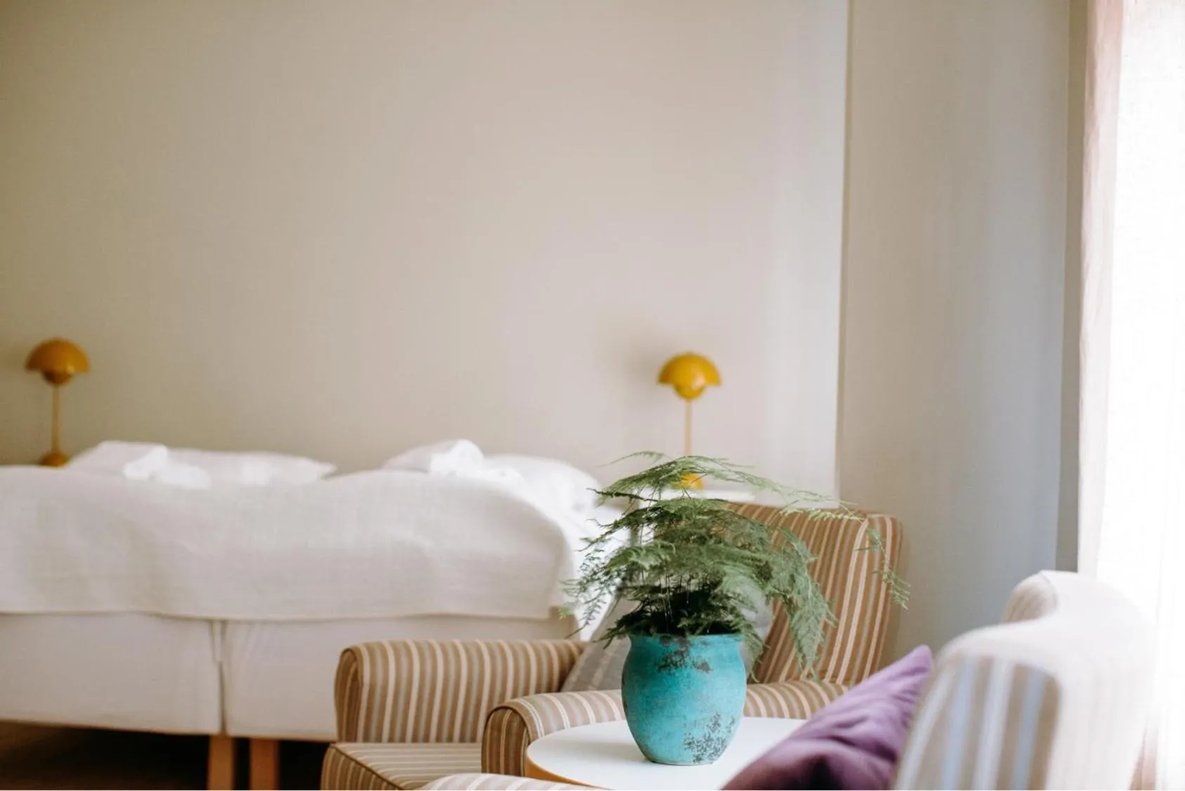 Bed in Lindstrøm Hotel