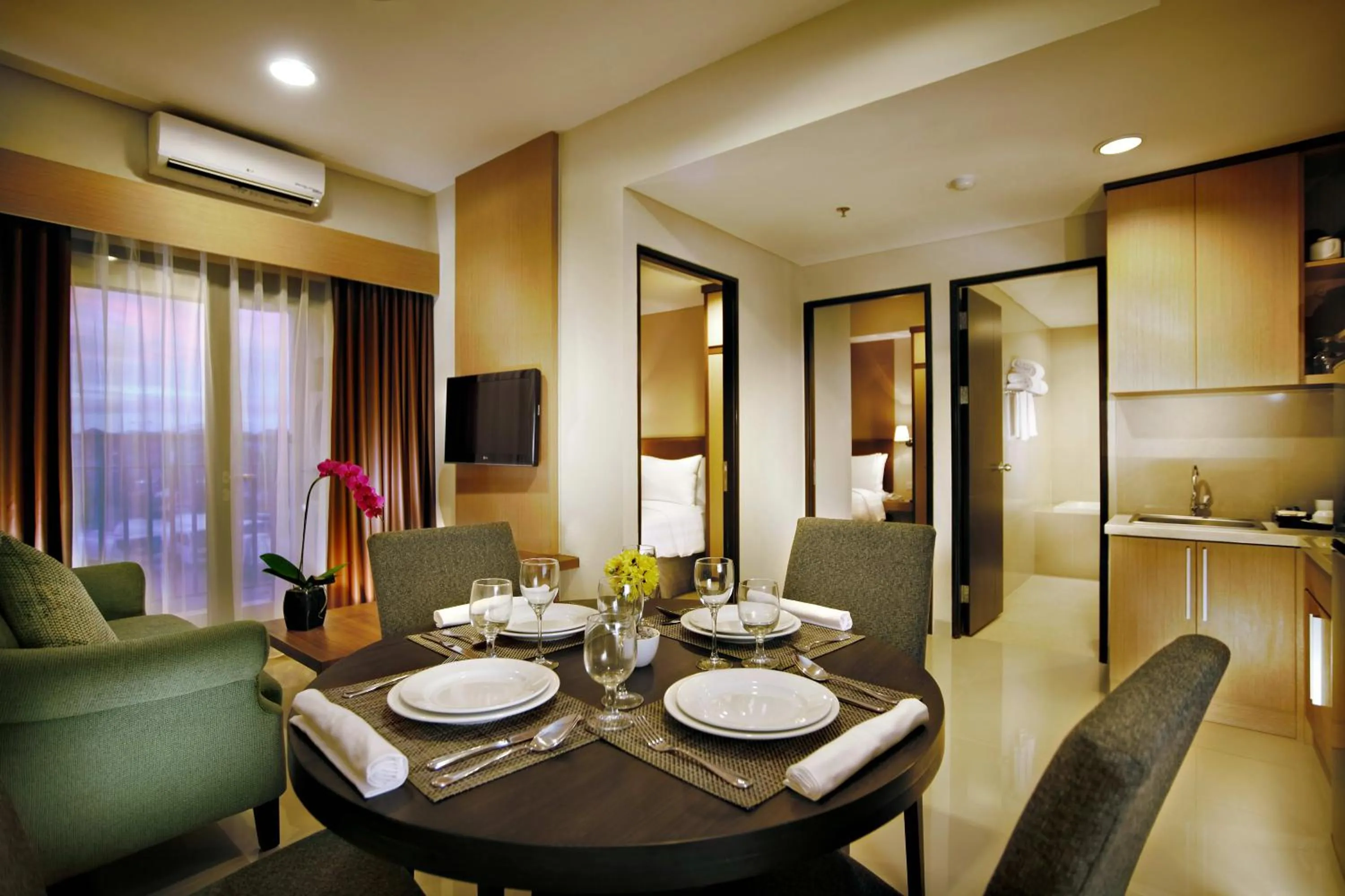 Dining area in Atria Residences Gading Serpong