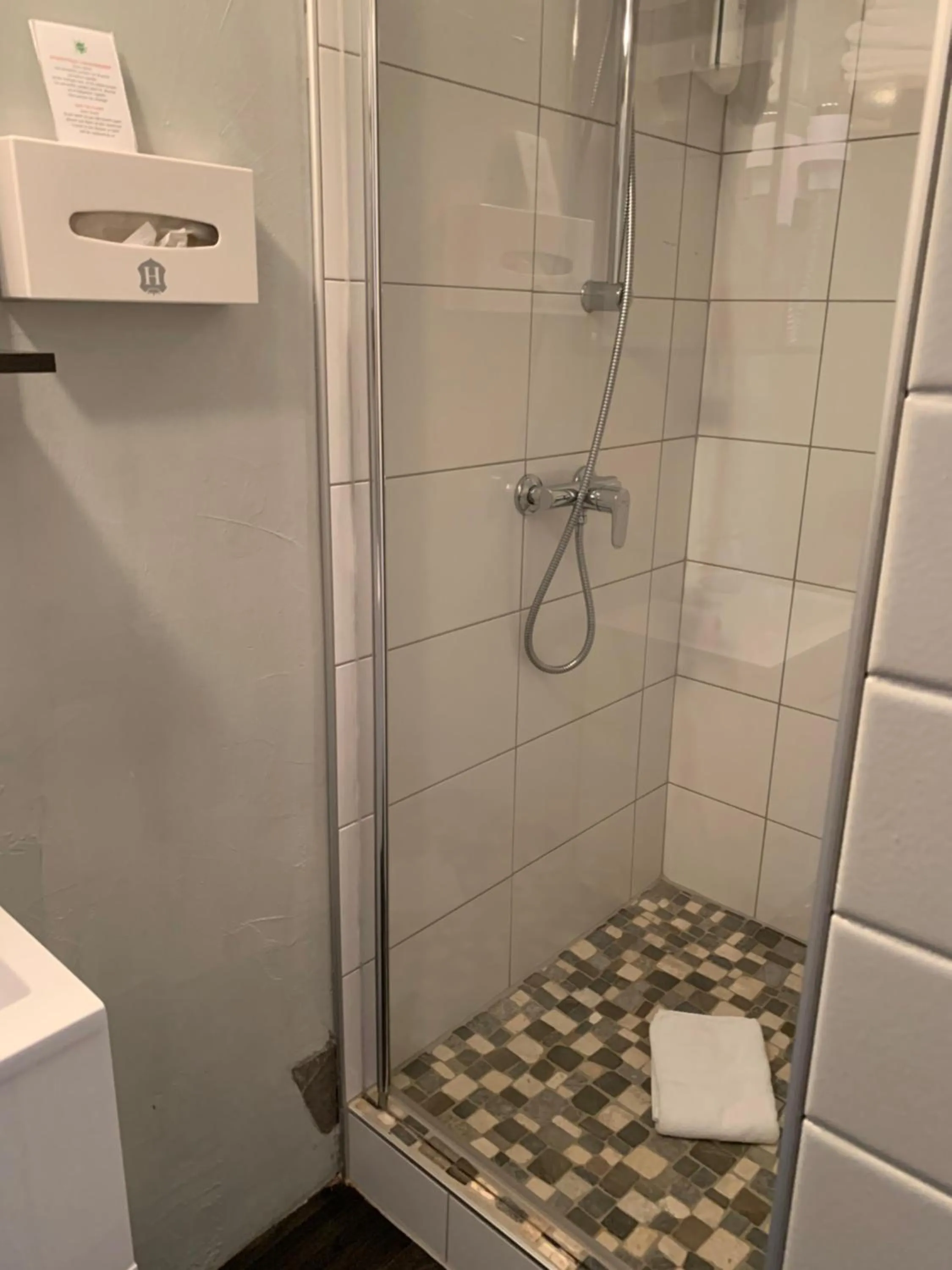 Shower in Hotel SPA Au Cheval Blanc