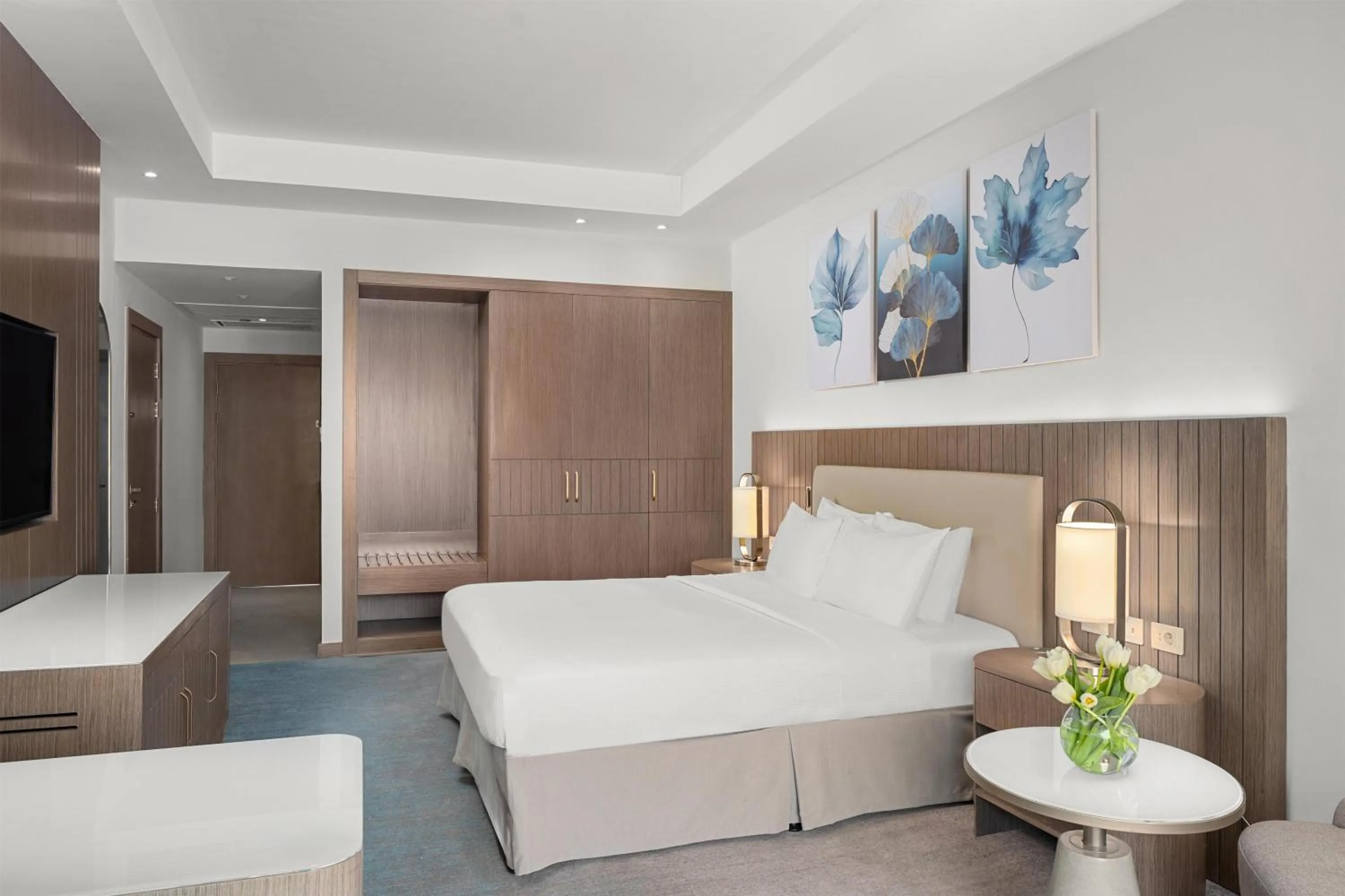 Bed in Hilton Pyramids Golf