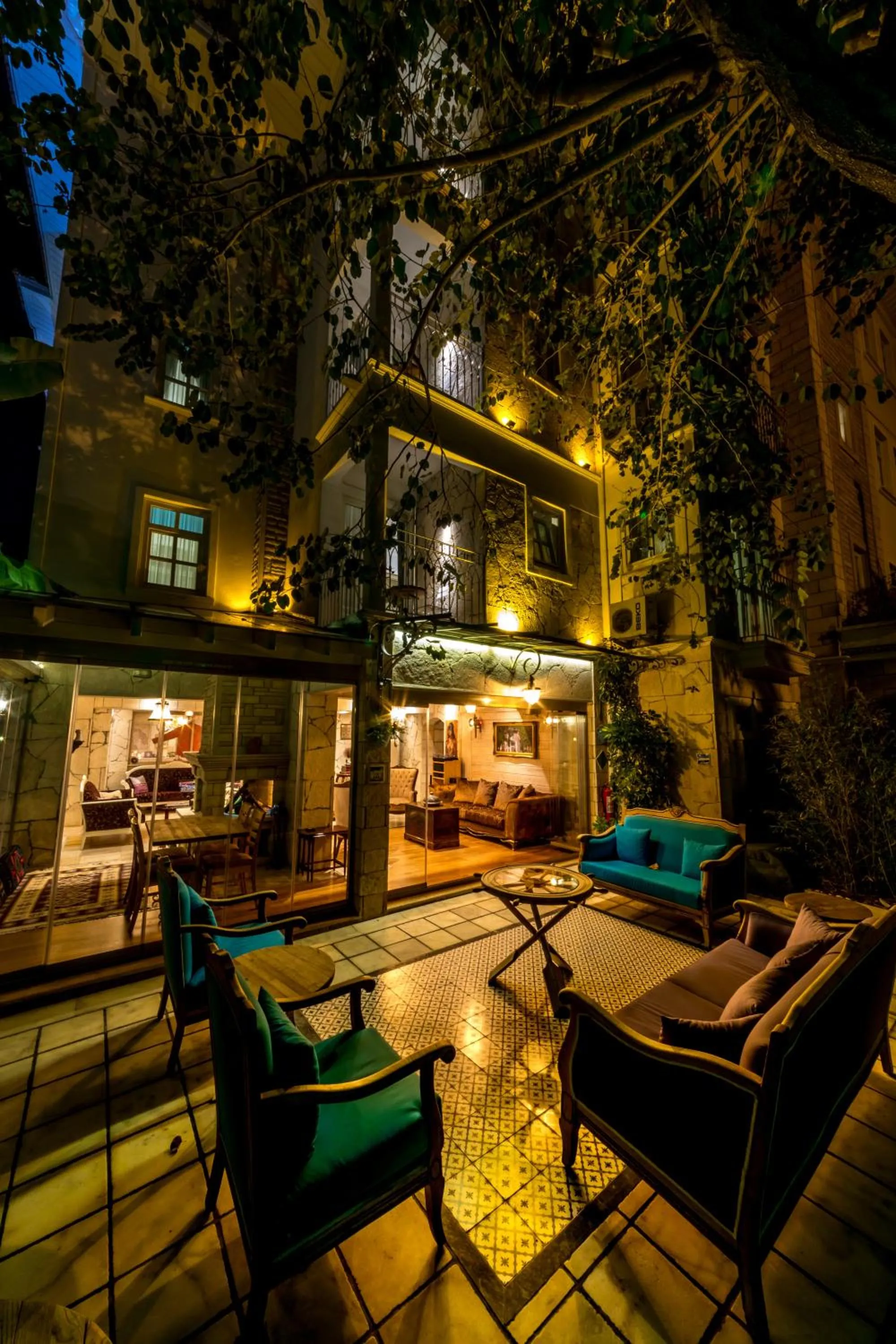 Seating area in Petunya Konak Boutique Hotel