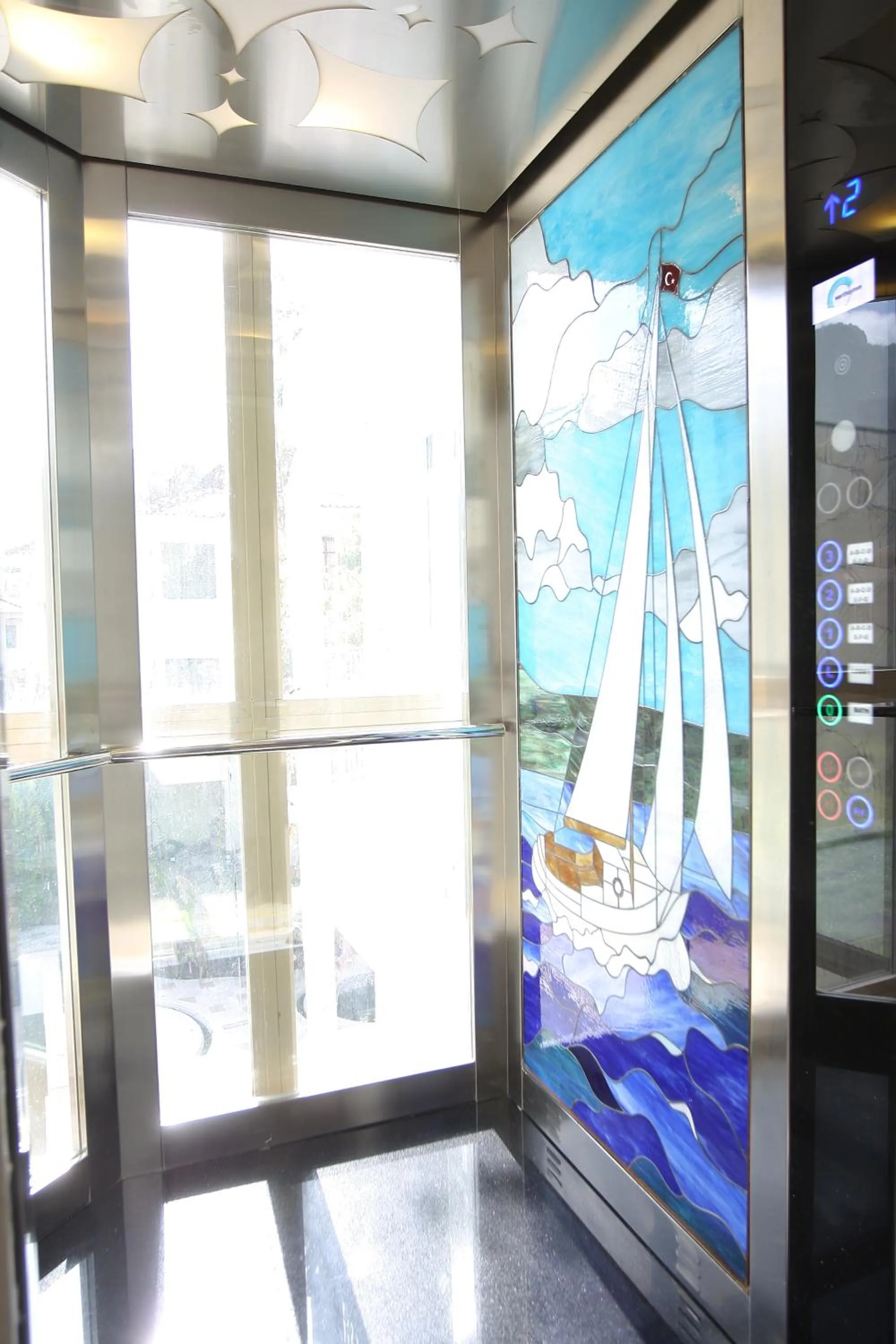 Decorative detail in Petunya Konak Boutique Hotel