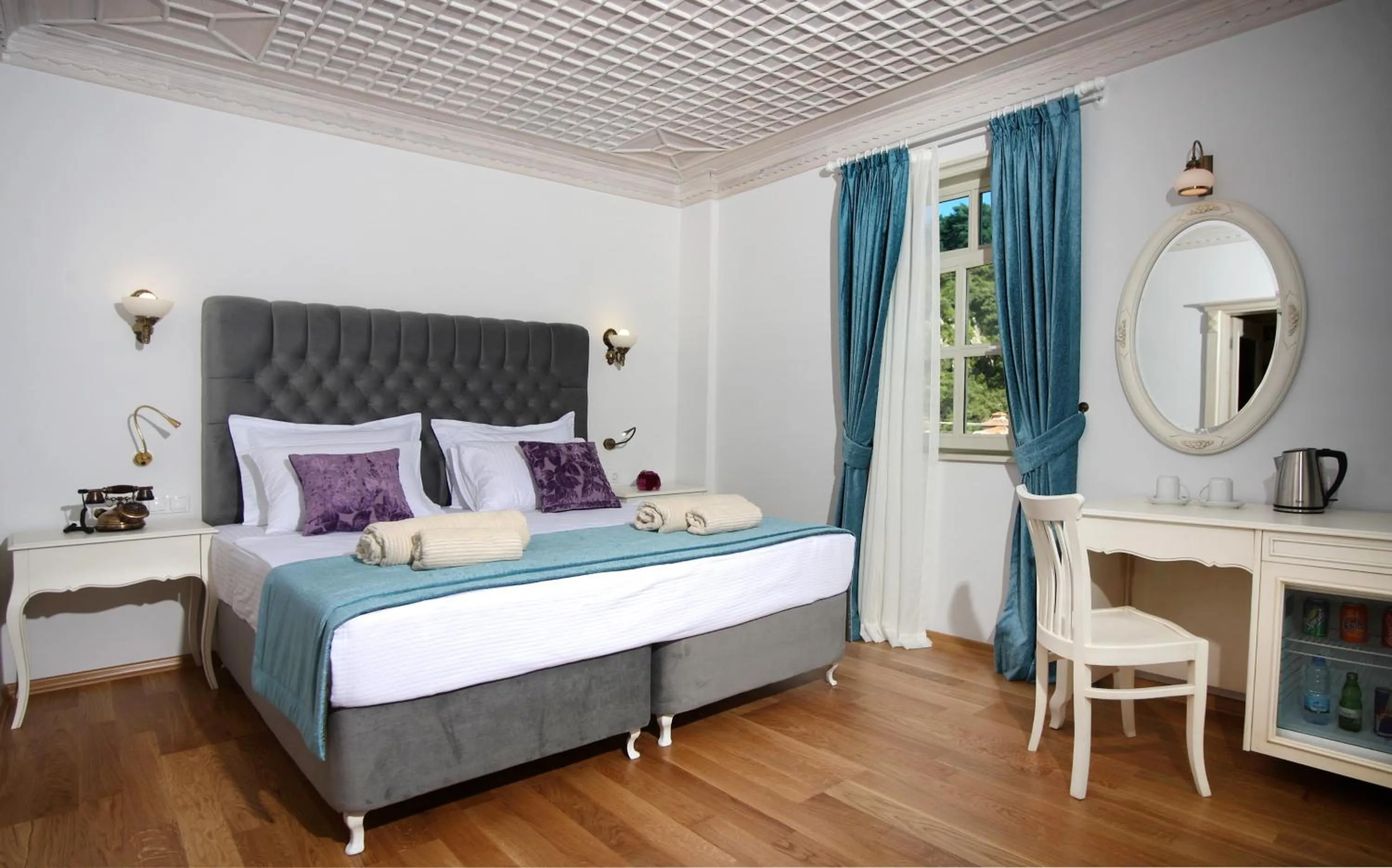 Bed in Petunya Konak Boutique Hotel