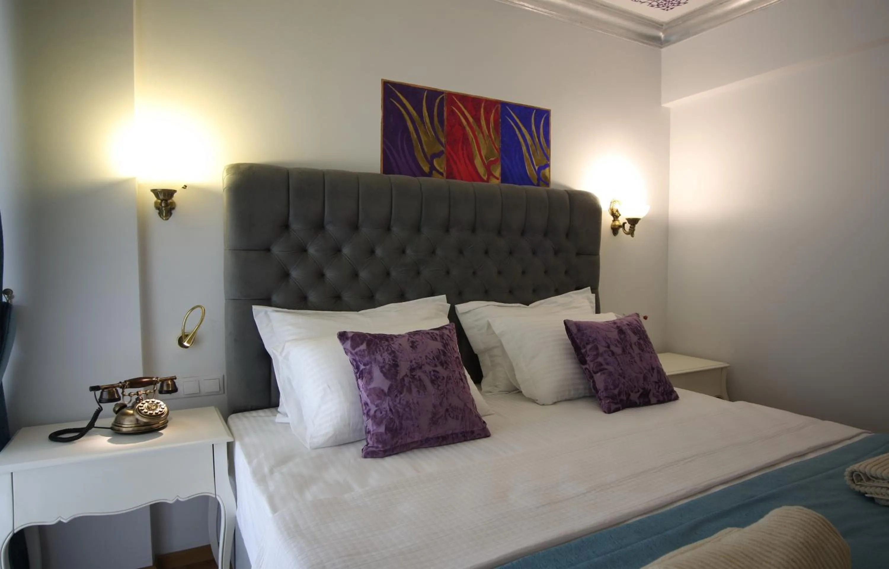 Bed in Petunya Konak Boutique Hotel