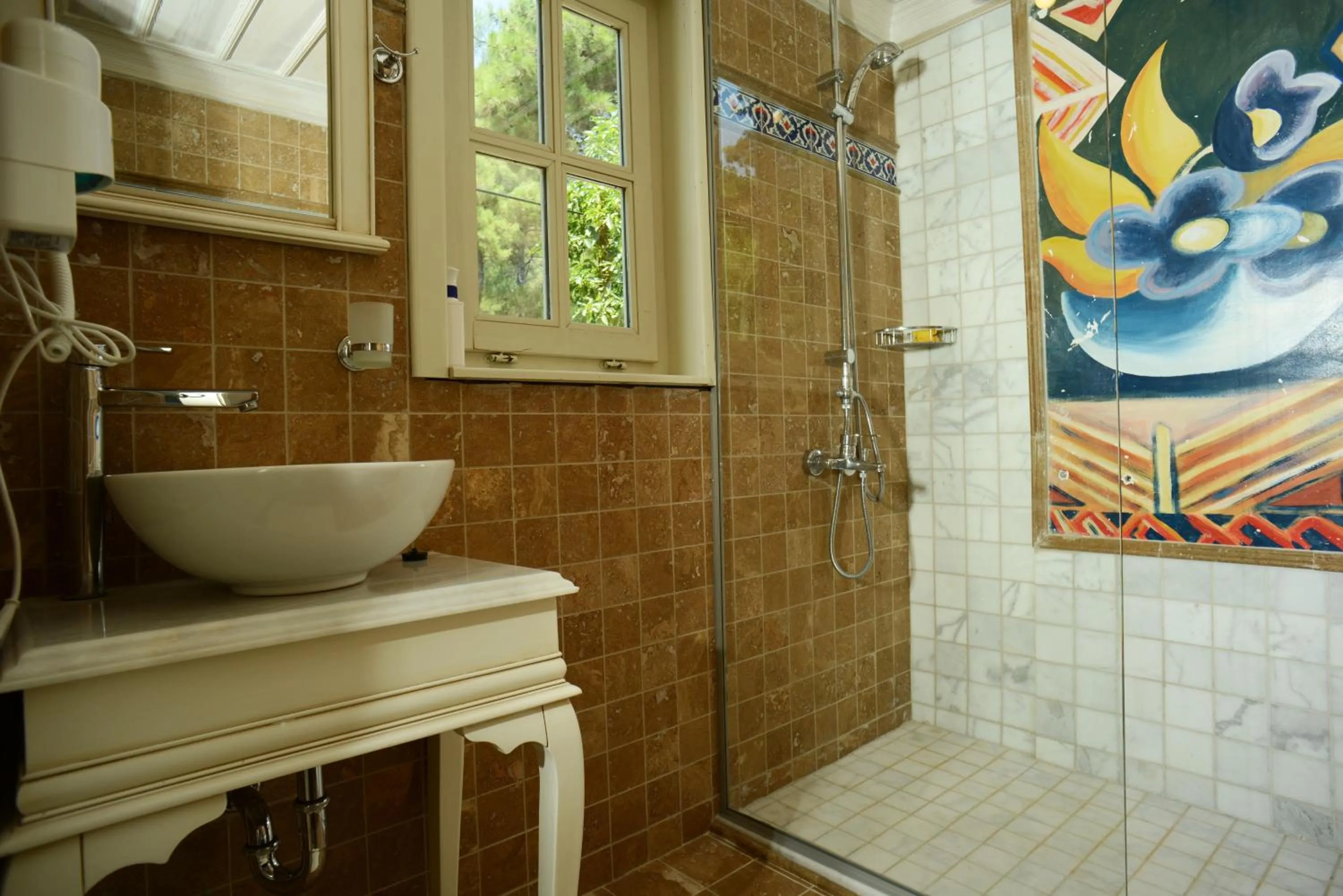 Shower in Petunya Konak Boutique Hotel