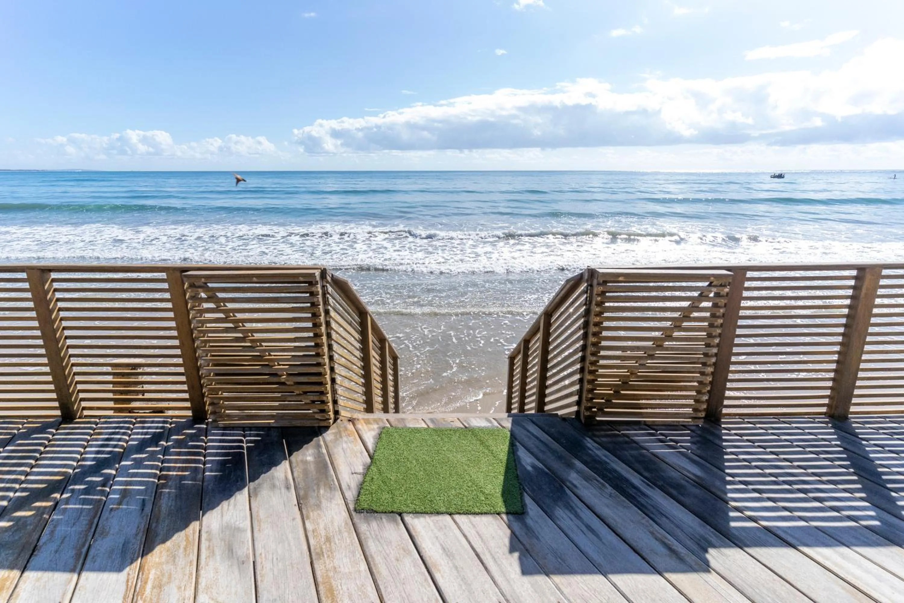 Patio in Pousada Un Paso del Mar