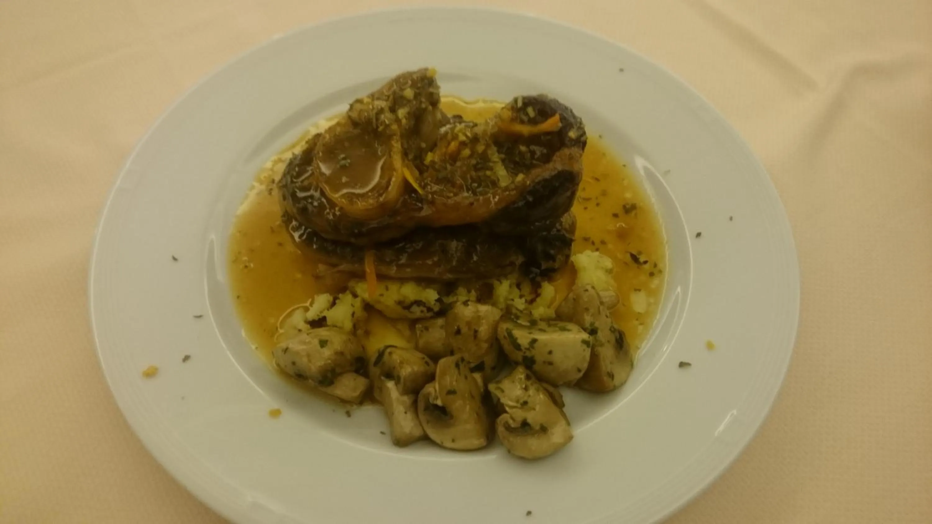 Food close-up in Hotel Bristol