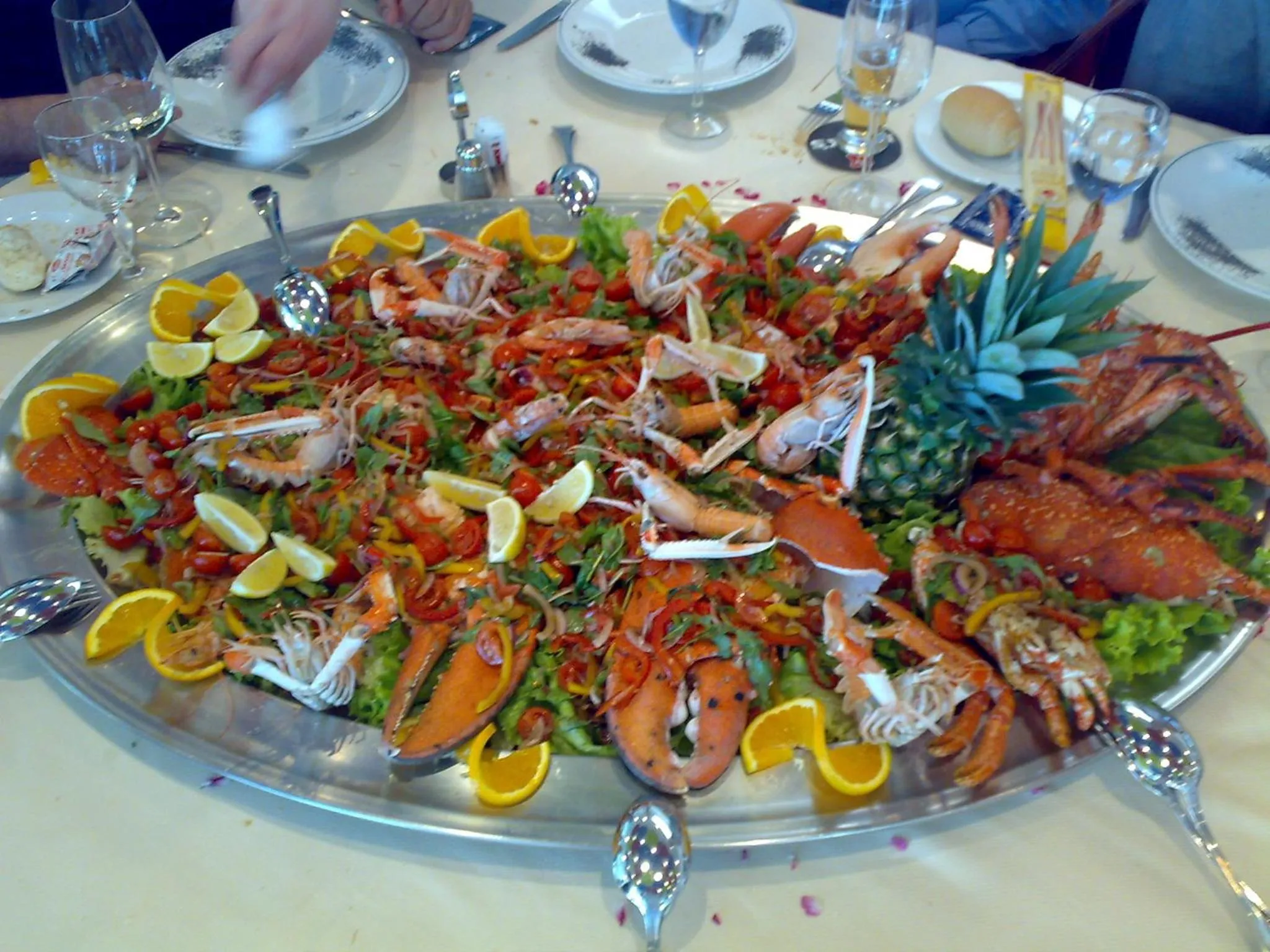 Food close-up in Hotel Bristol