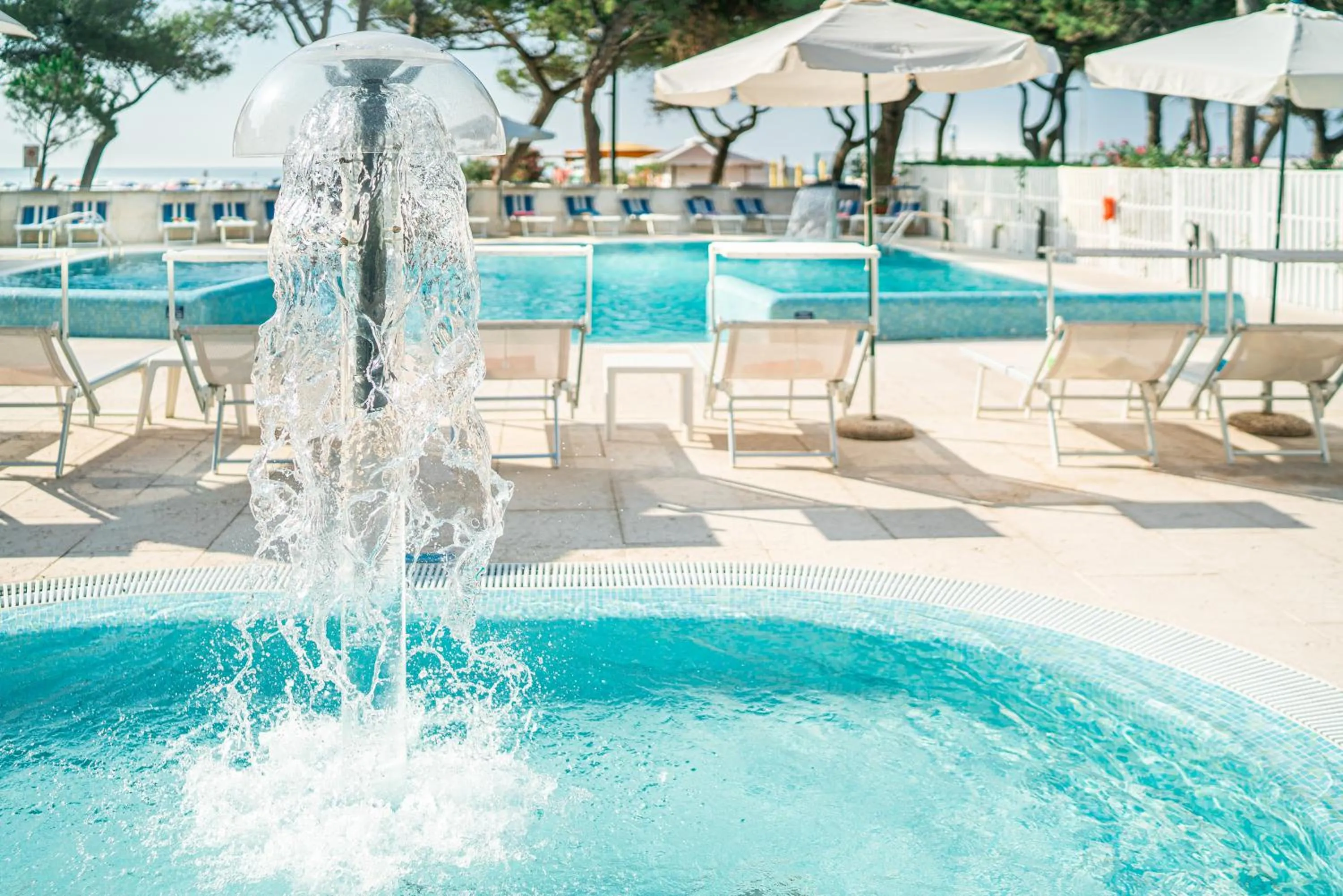 Swimming pool in Hotel Bristol