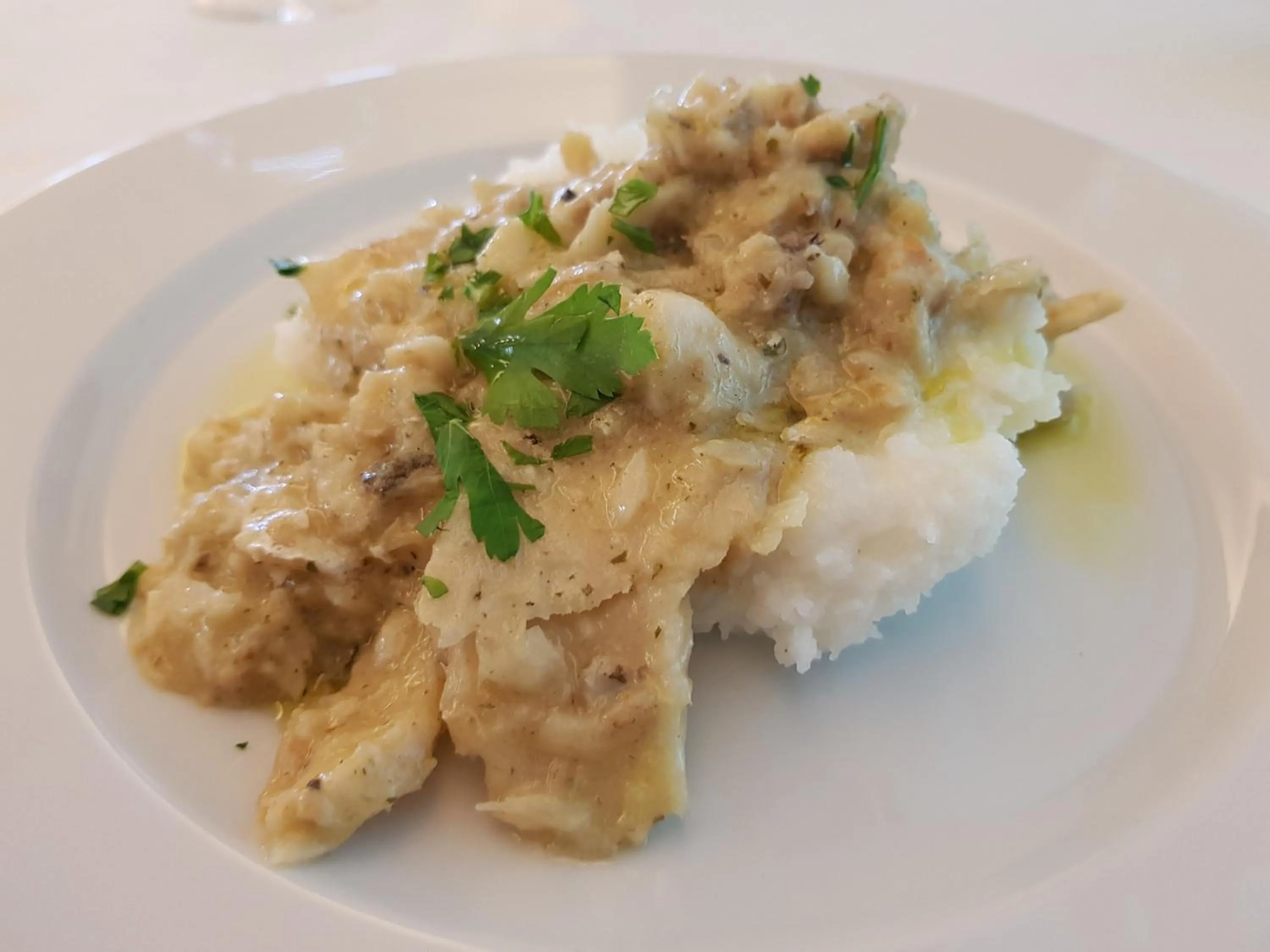 Food close-up in Hotel Bristol