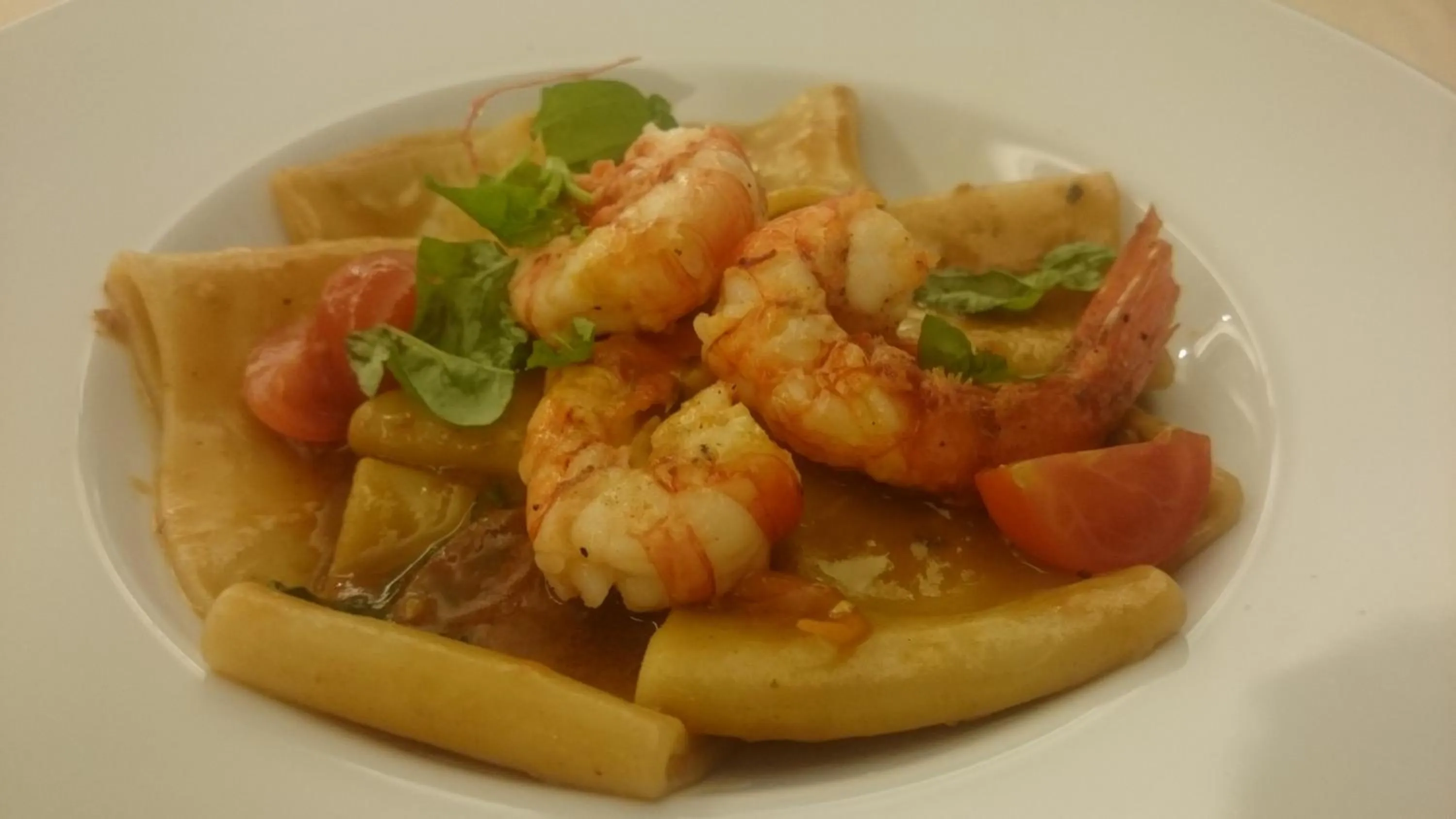 Food close-up in Hotel Bristol