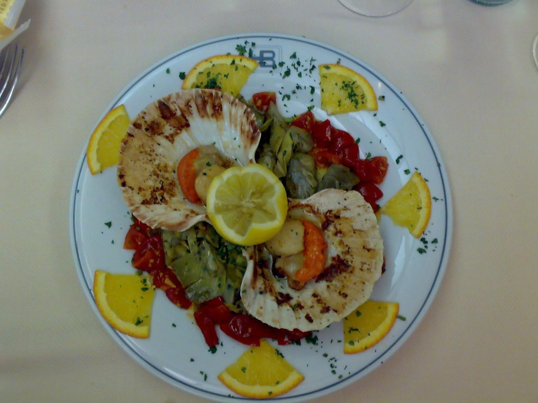 Food close-up in Hotel Bristol