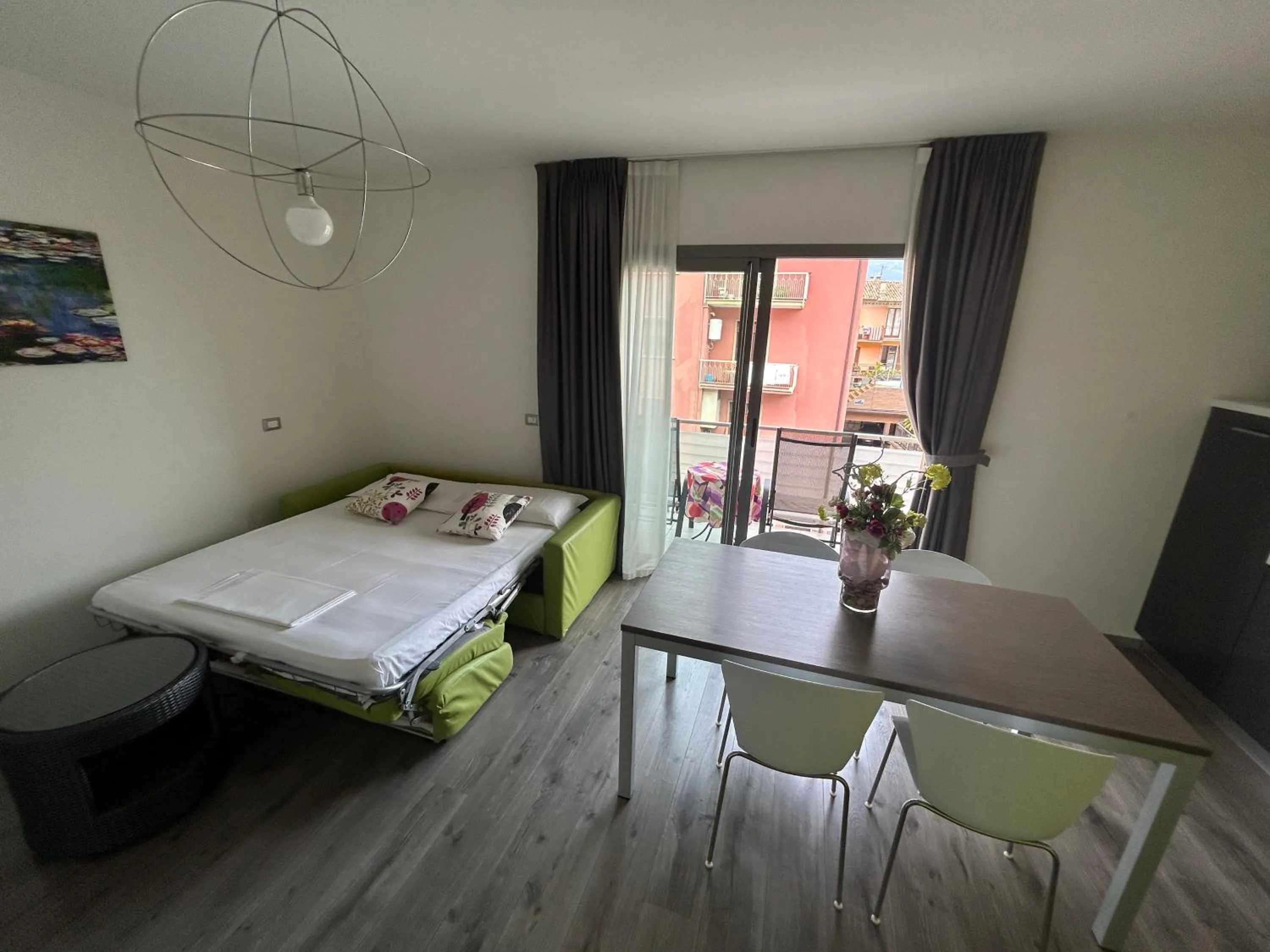 Balcony/Terrace, Bed in Gardesana Active Apartments
