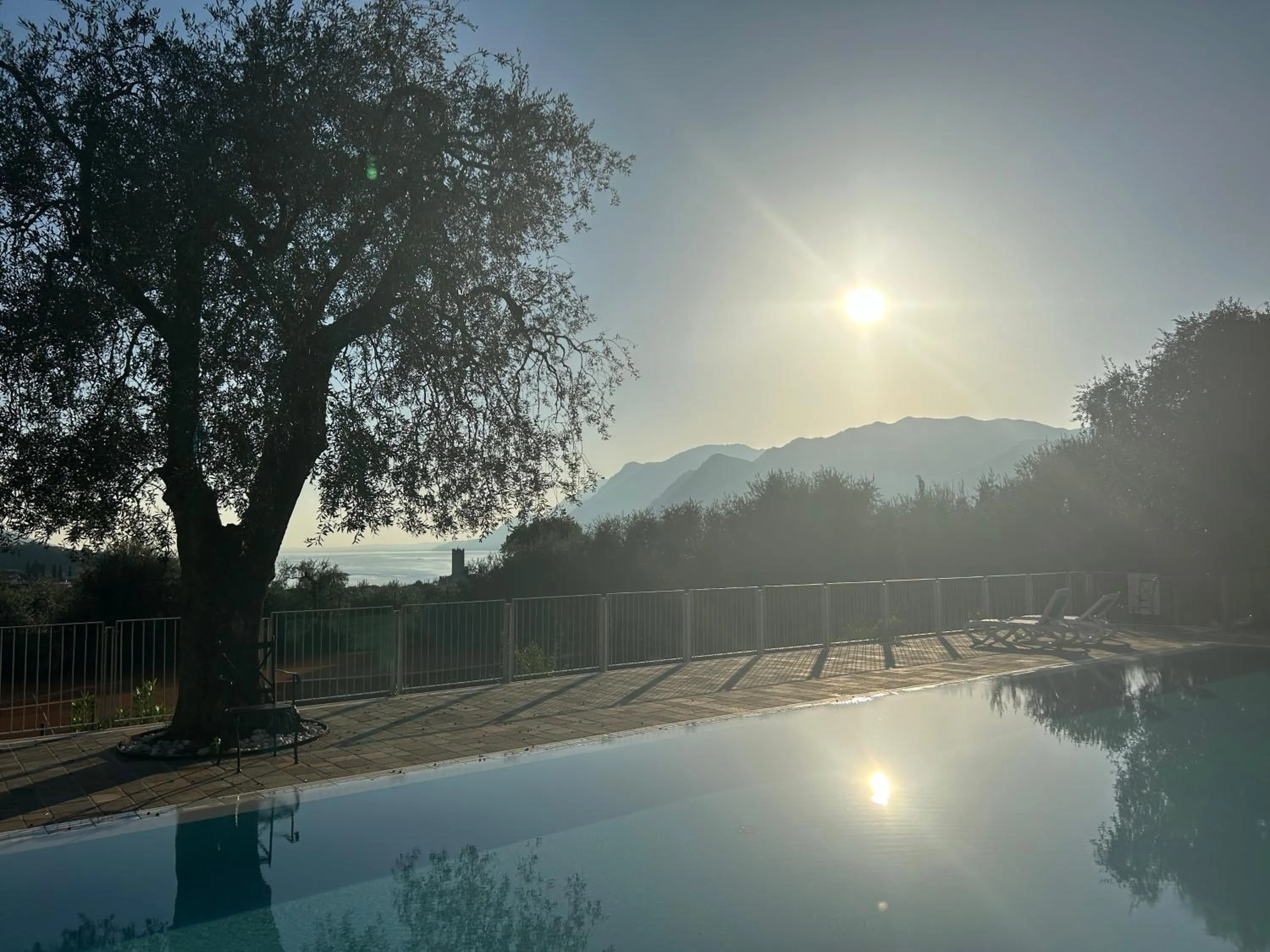 Pool view in Gardesana Active Apartments