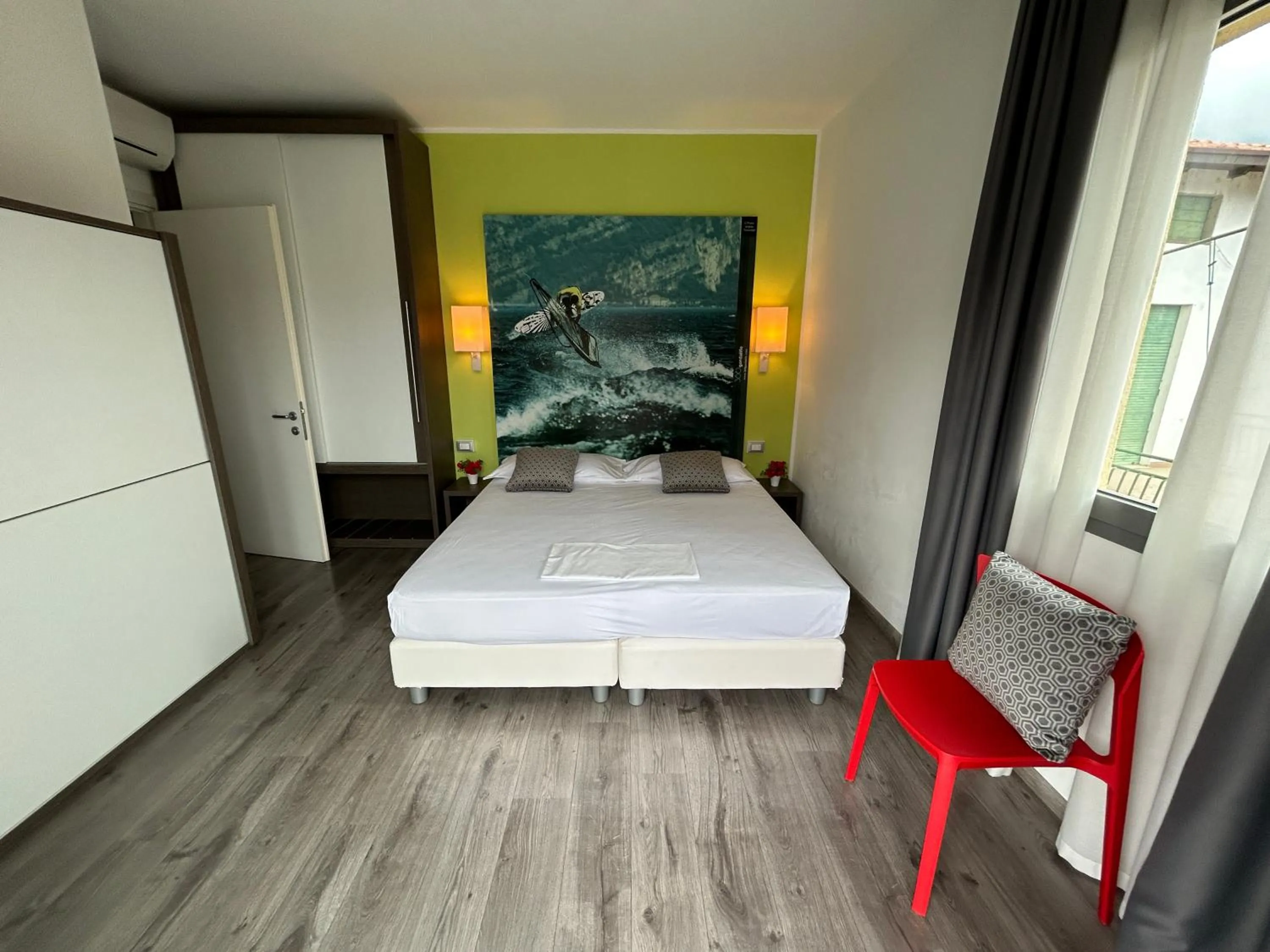 Bedroom, Bed in Gardesana Active Apartments