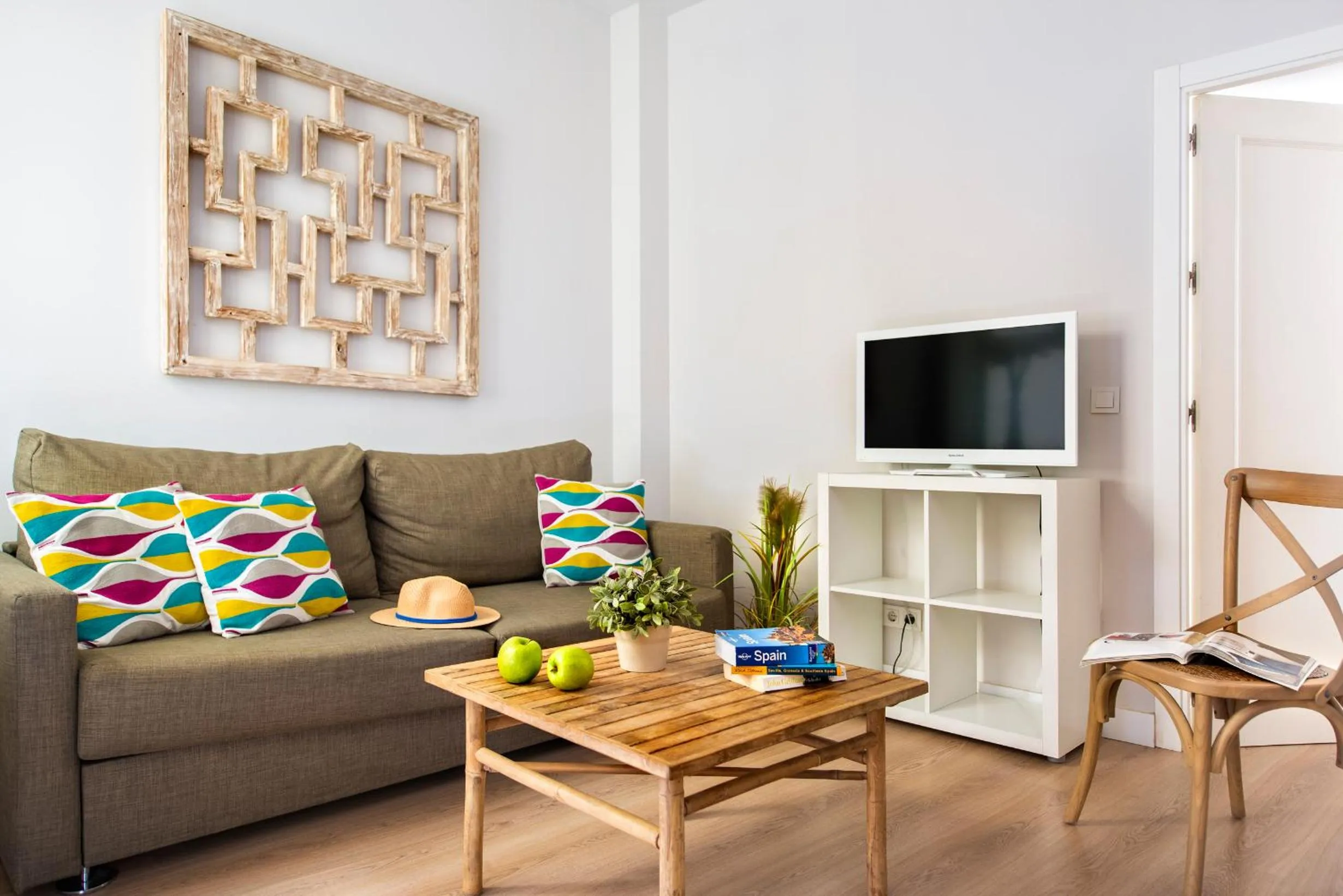 Living room in Suites Sevilla Plaza