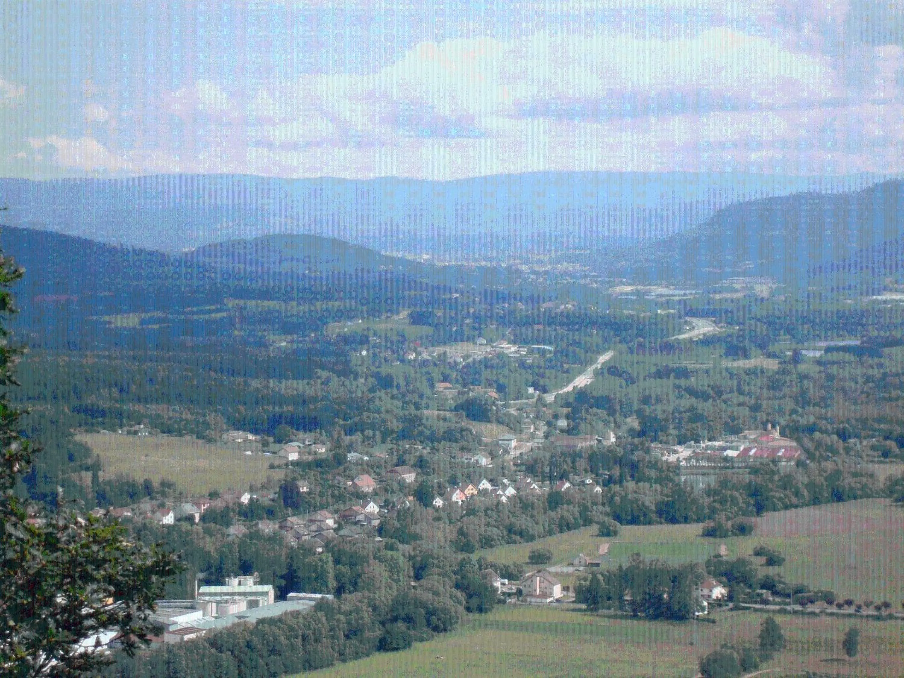 Bird's eye view in Le Clos Pré