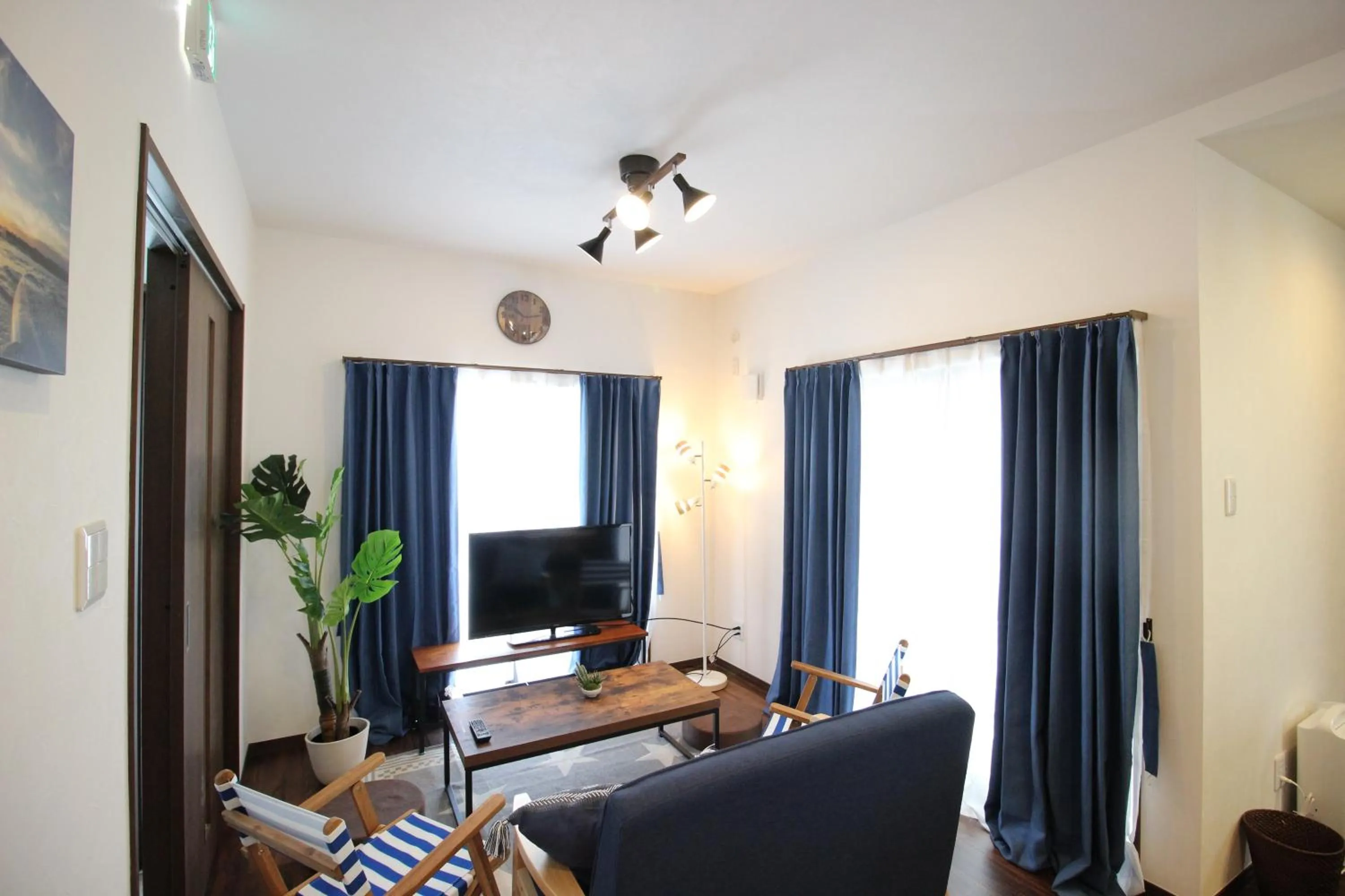 Living room, Bed in Akizero Onnason