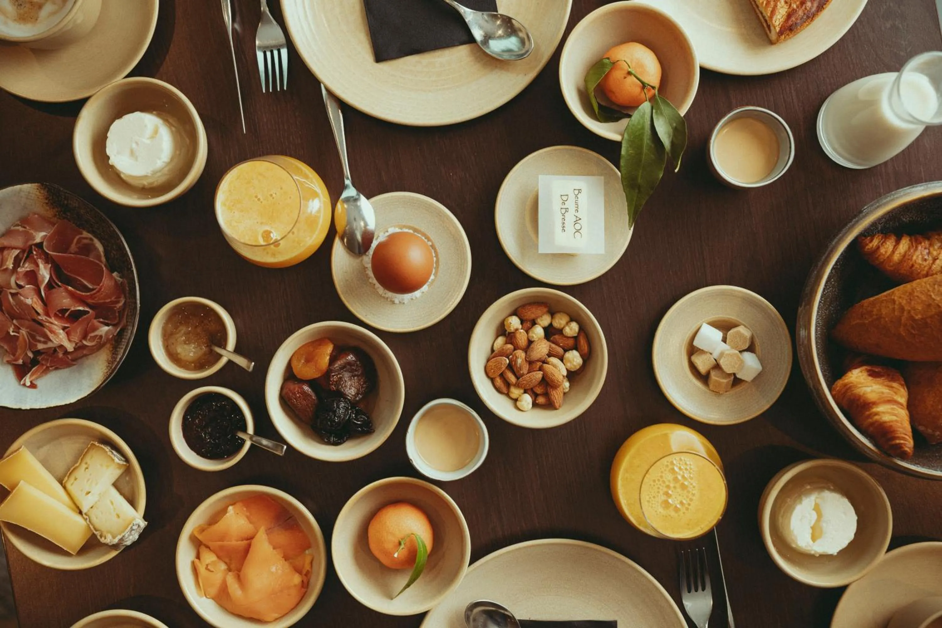 Breakfast in Auberge de Clochemerle - Spa & Restaurant gastronomique étoilé