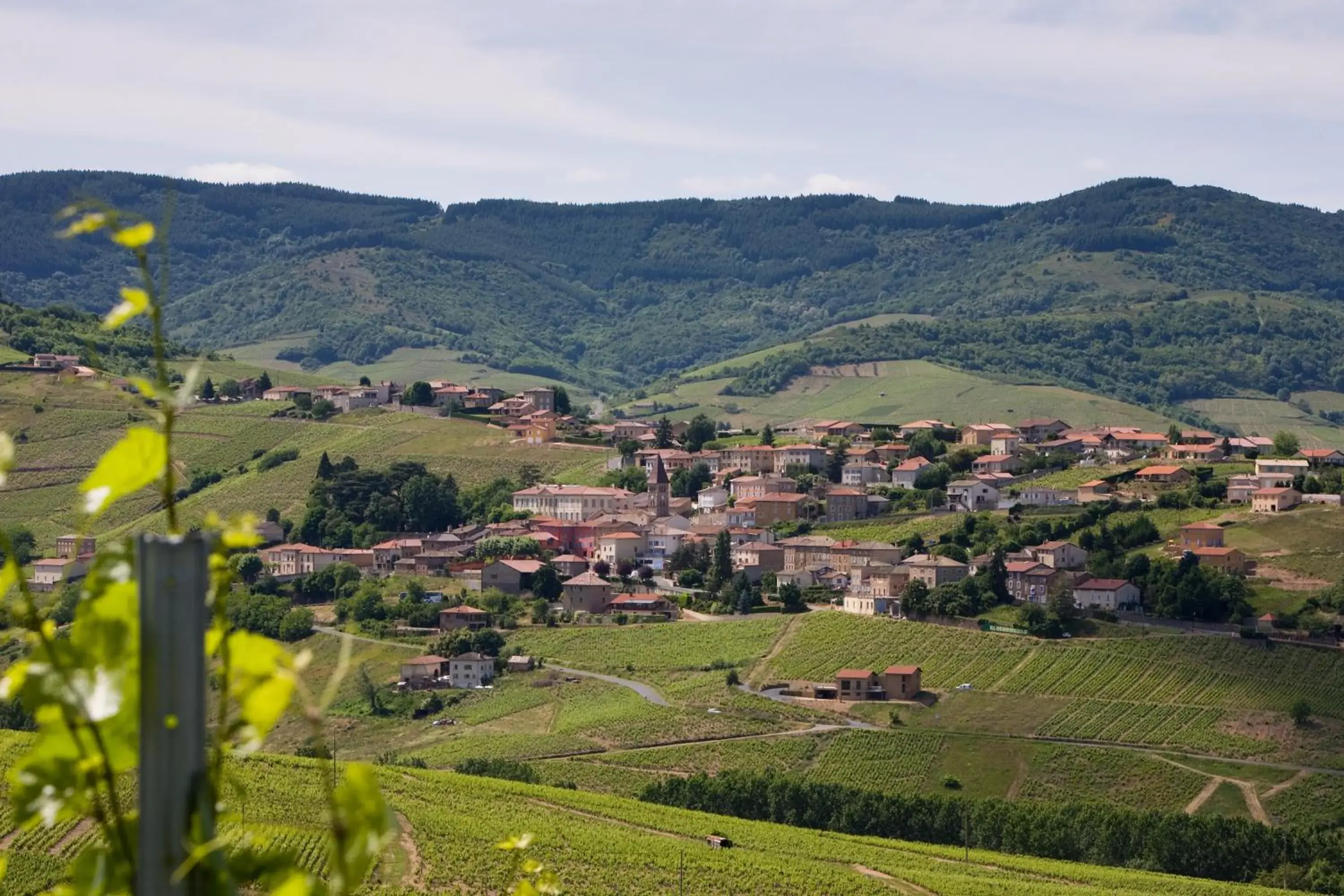 Bird's eye view in Auberge de Clochemerle - Spa & Restaurant gastronomique étoilé Bird's eye view in Auberge de Clochemerle - Spa & Restaurant gastronomique étoilé