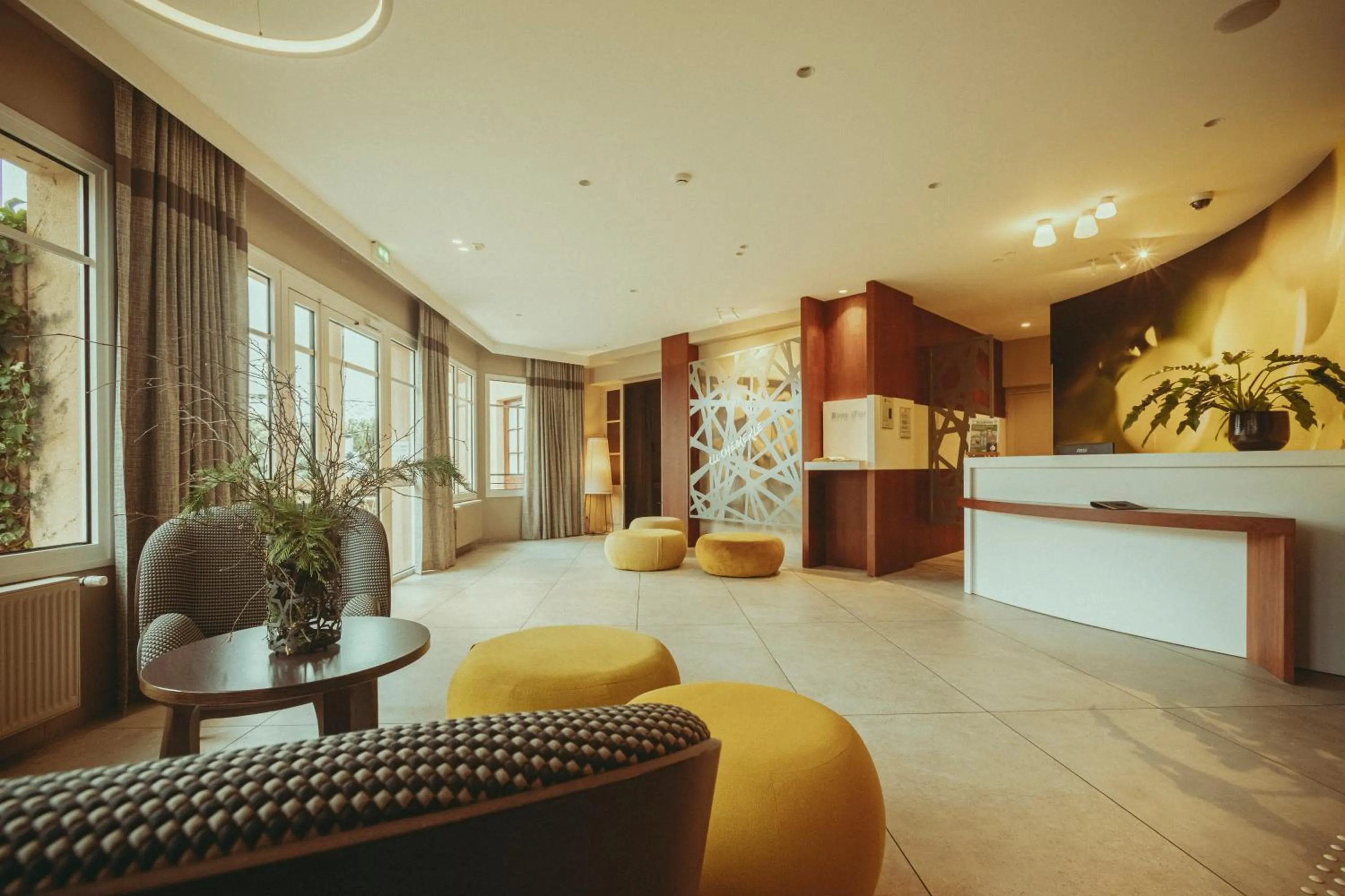 Living room in Auberge de Clochemerle - Spa & Restaurant gastronomique étoilé