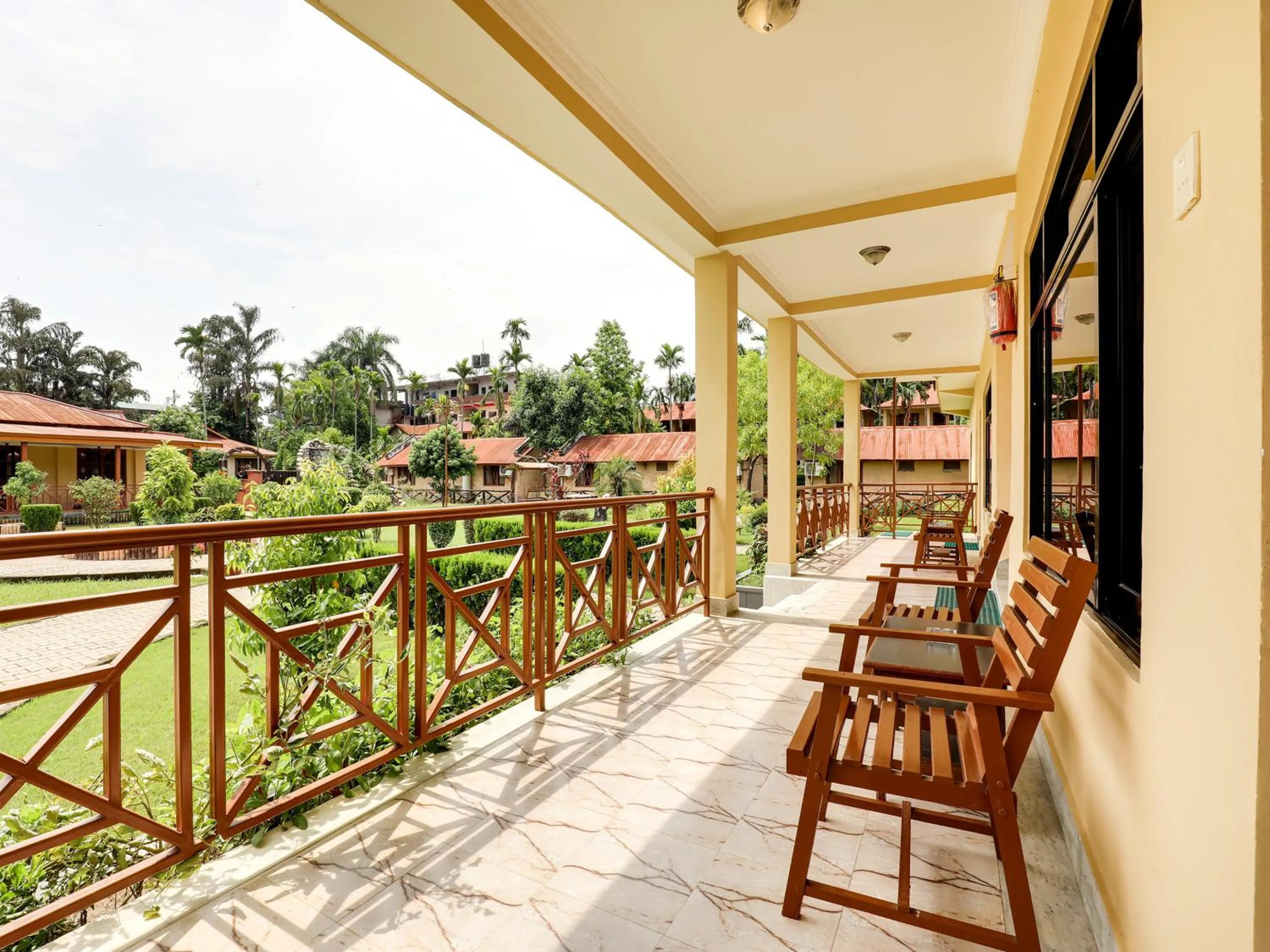 Balcony/Terrace in Hotel Wildlife Camp