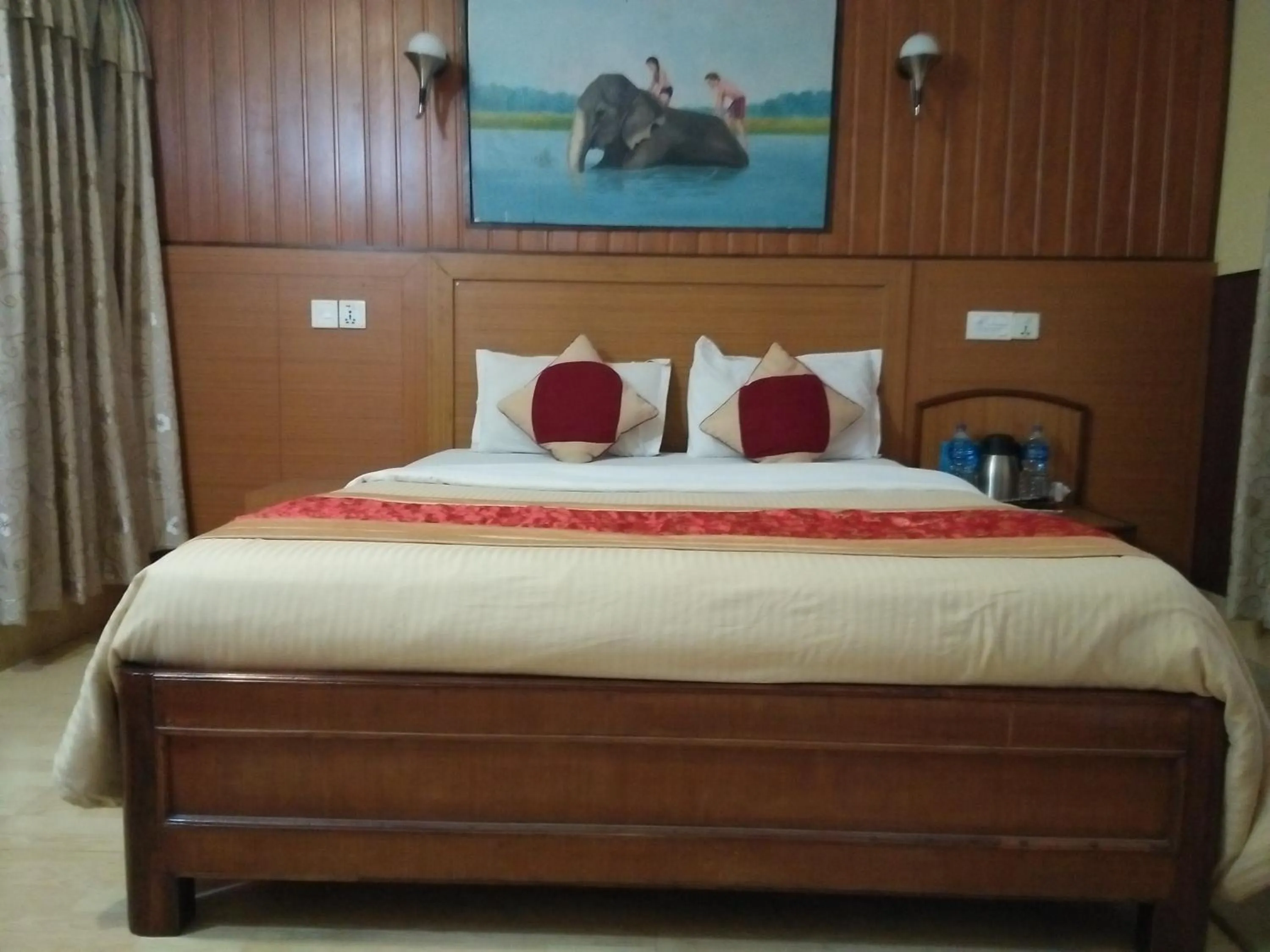 Bed in Hotel Wildlife Camp
