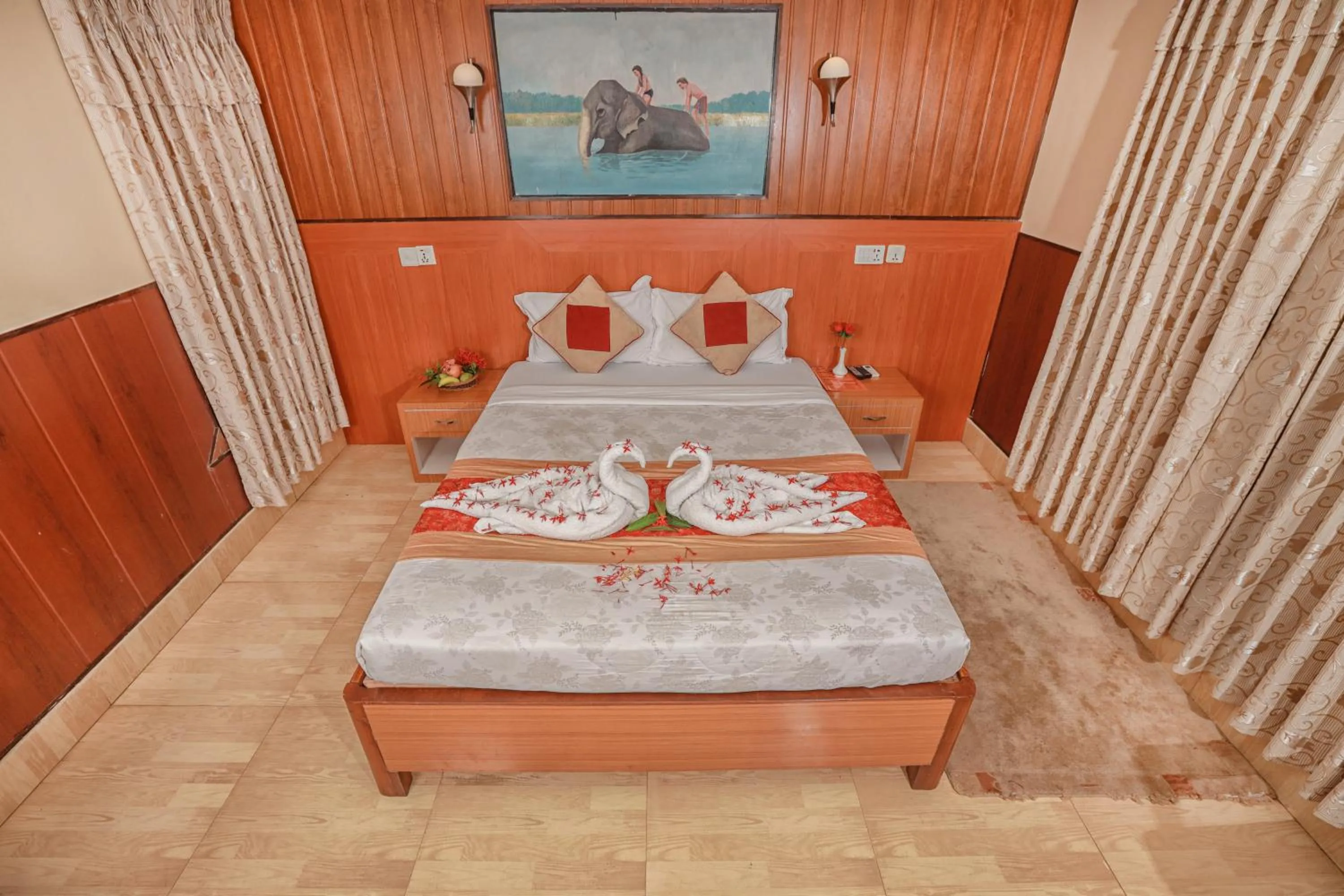 Bed in Hotel Wildlife Camp