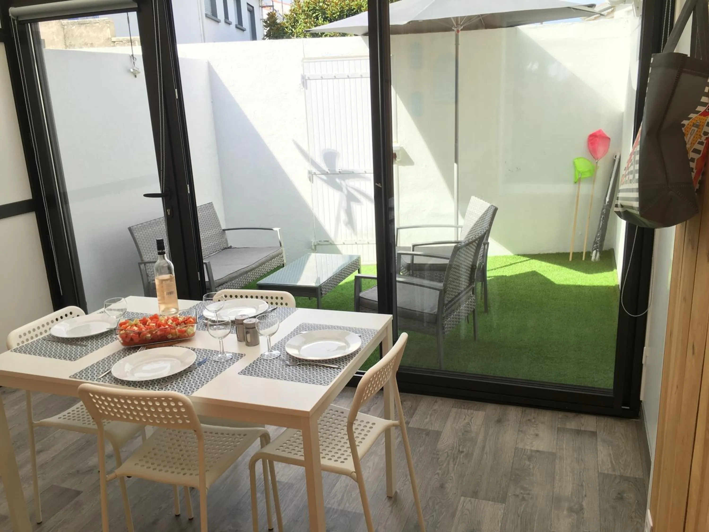 Patio in Gîte du Petit Poucet