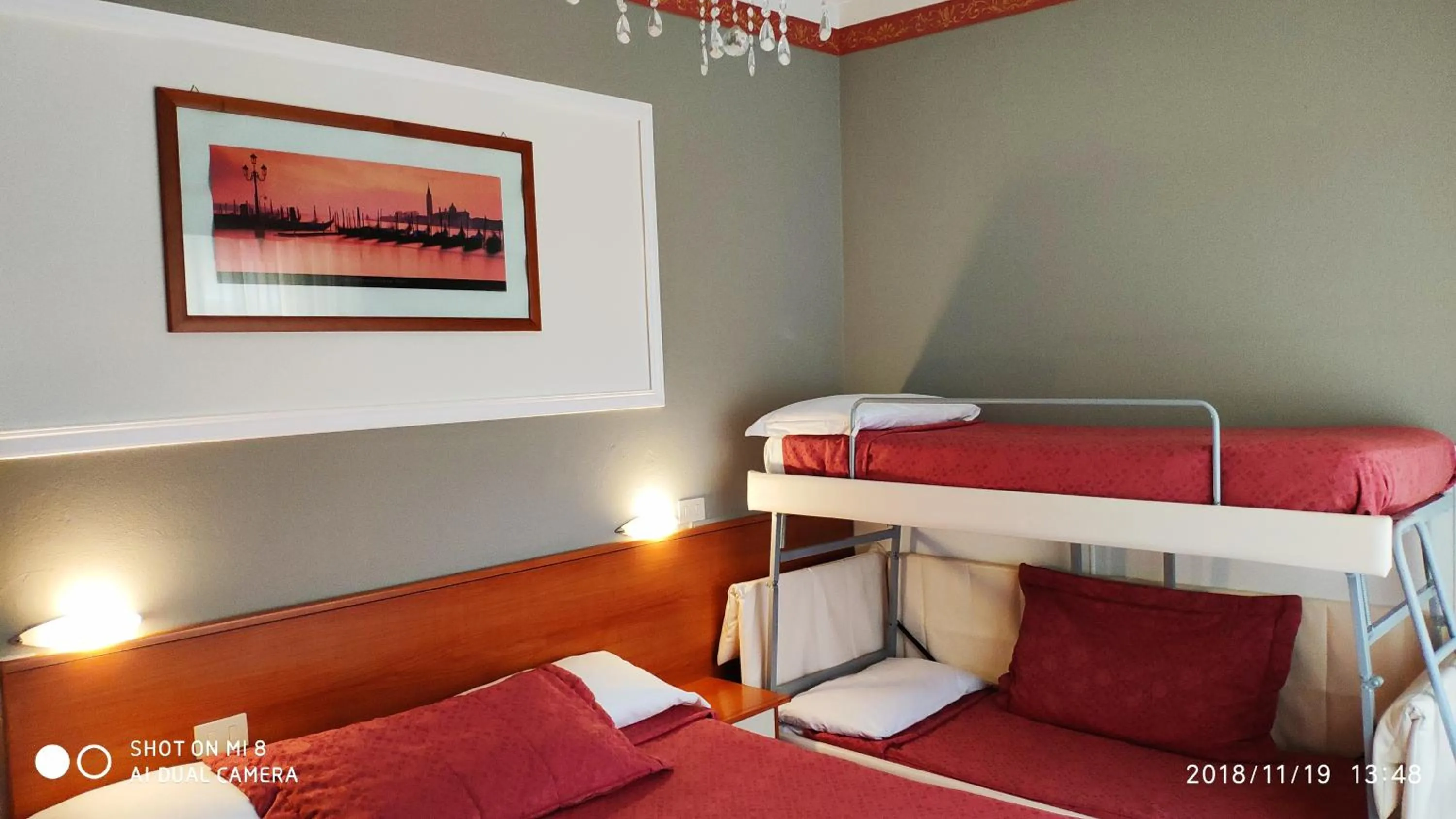 Bed in Hotel Minerva