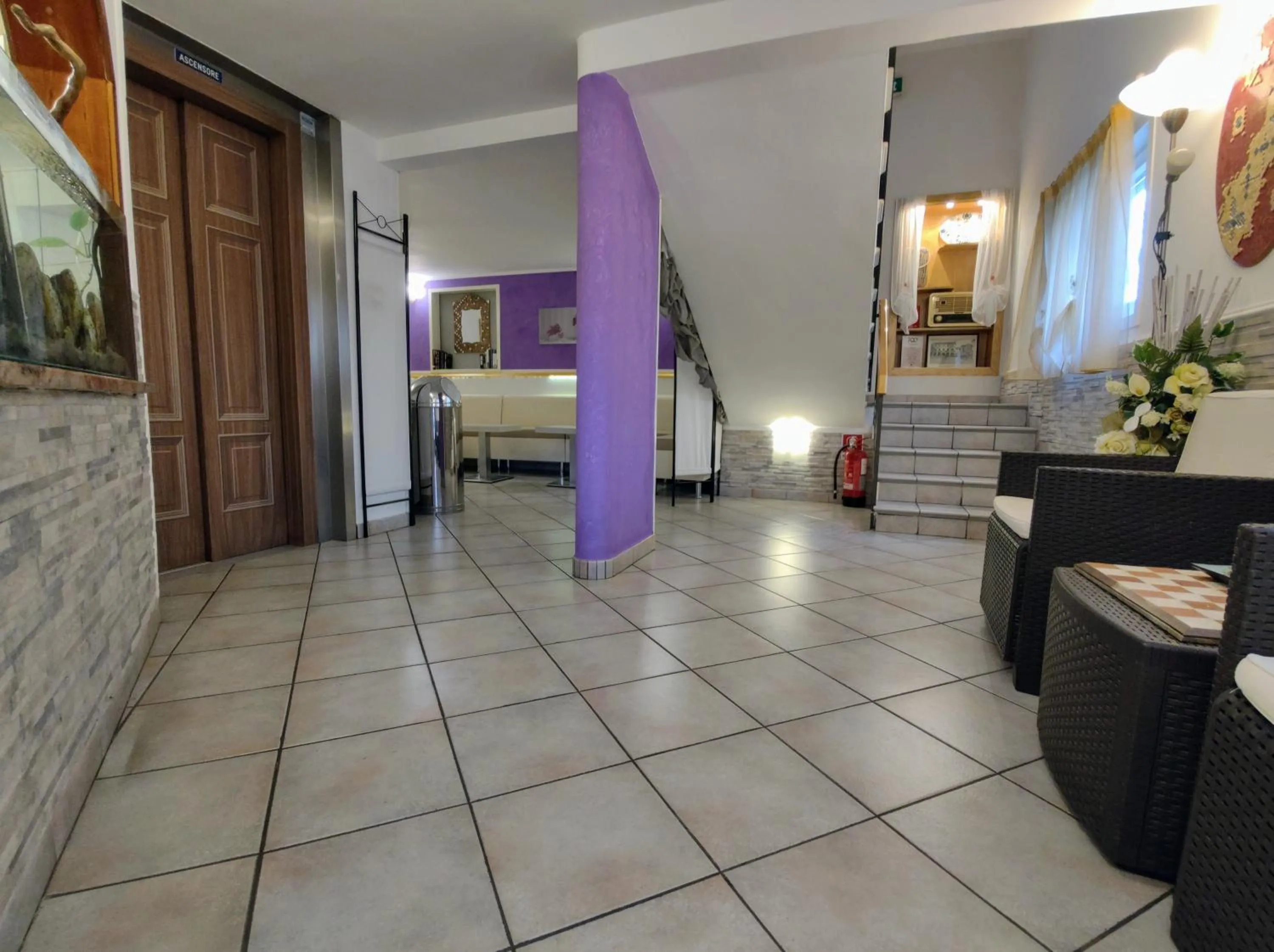 Lobby or reception in Hotel Minerva