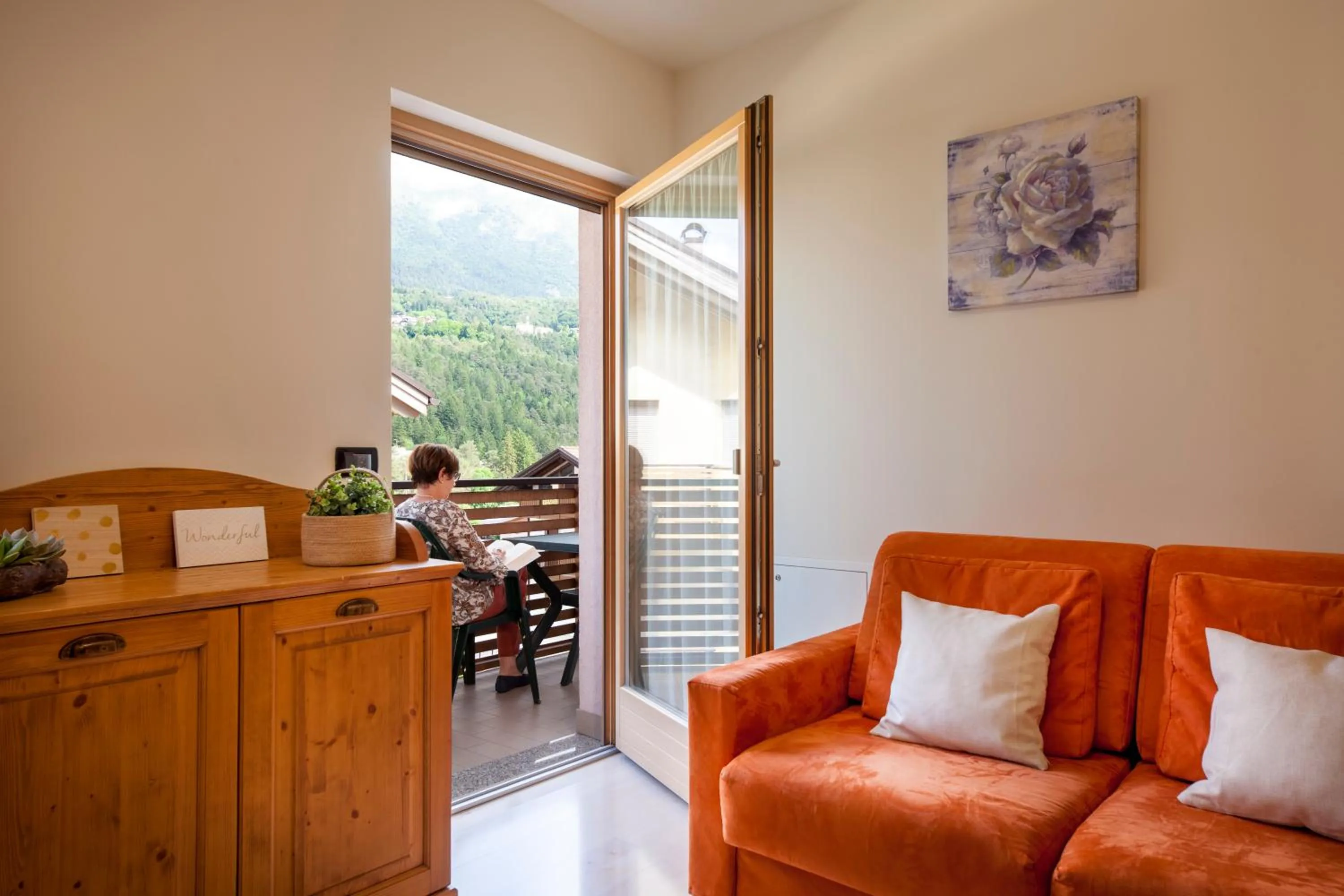 Living room in Residenza Casale