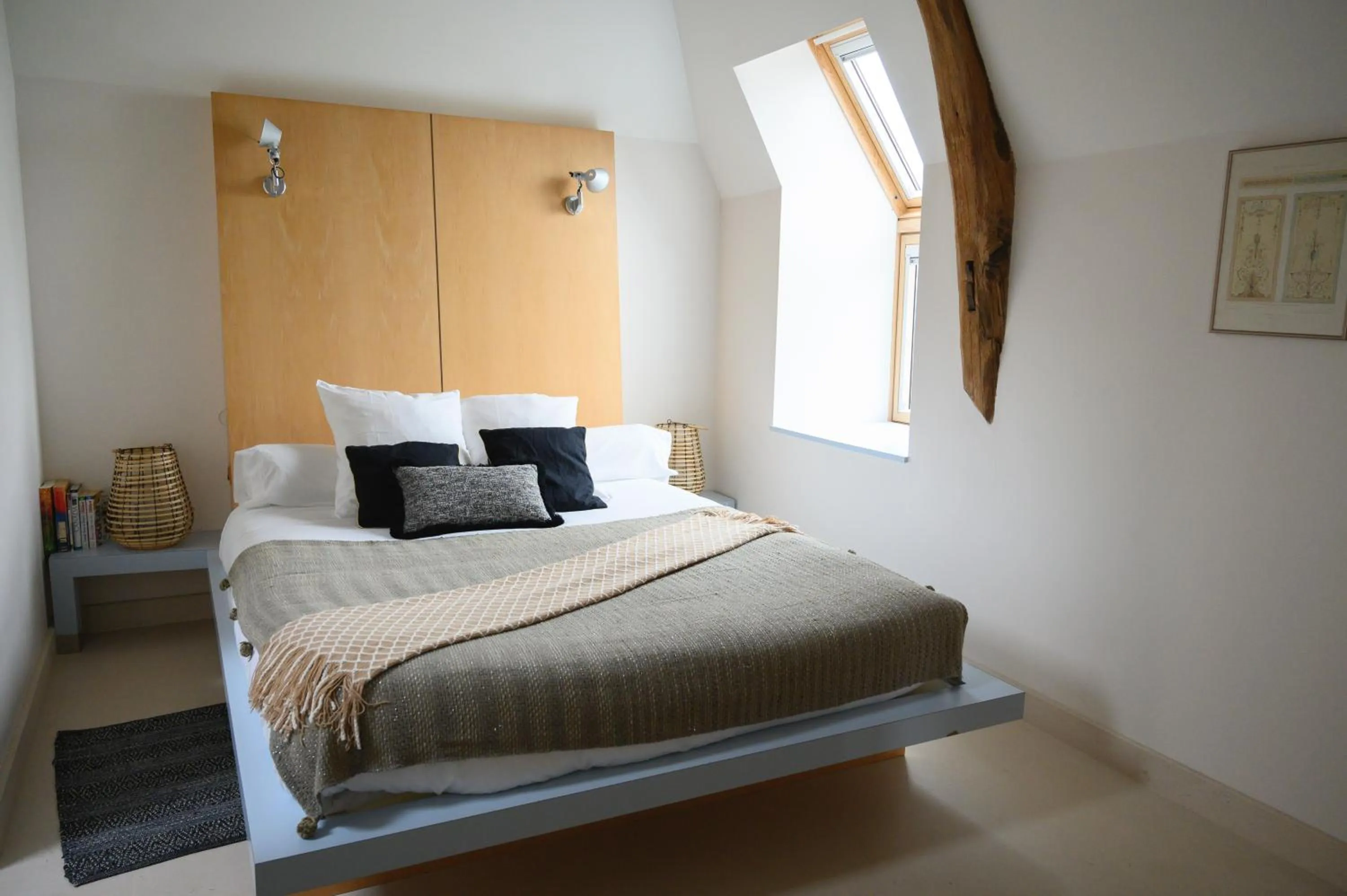 Bed in Vignoble Château Piéguë - winery