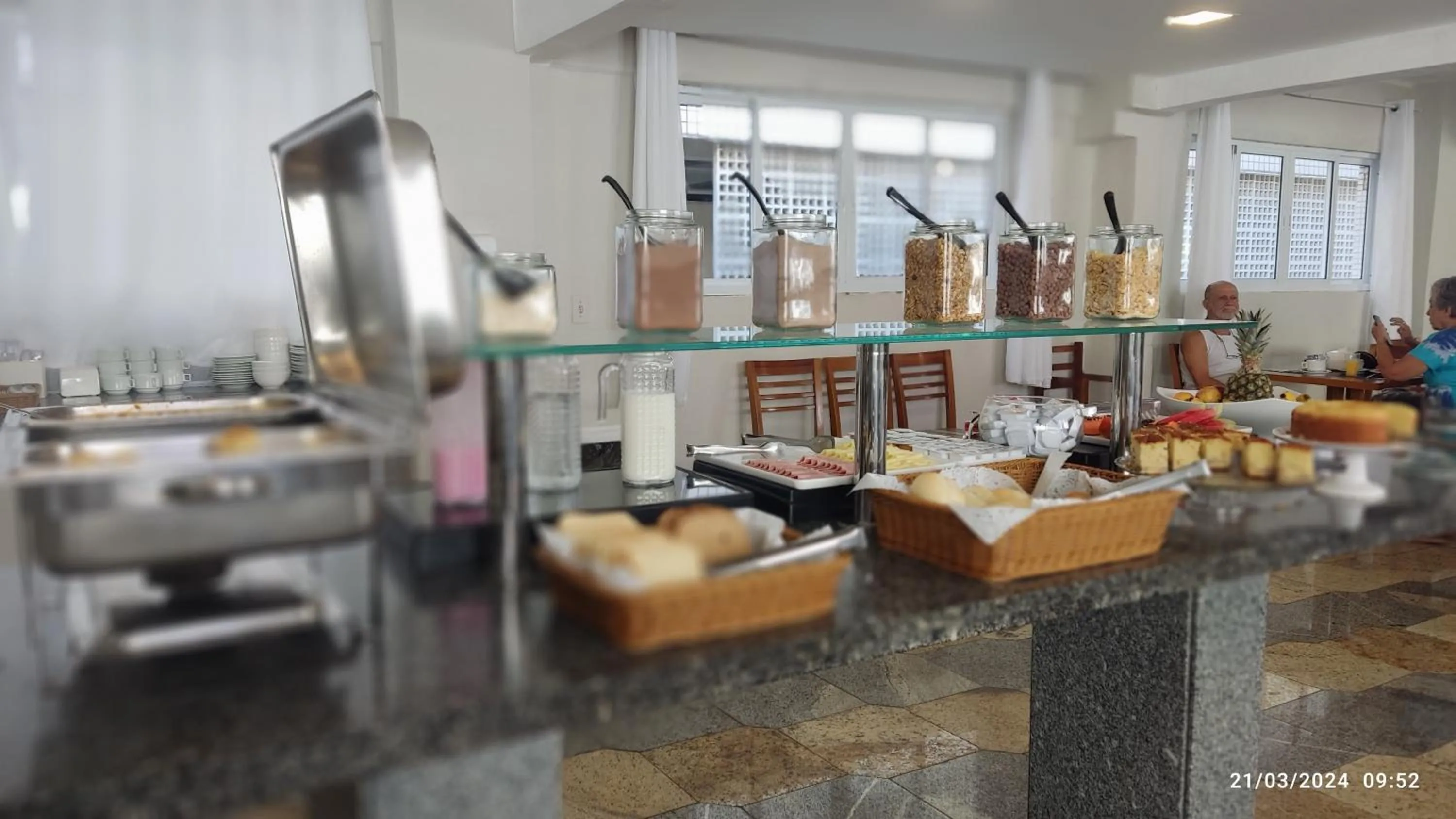 Buffet breakfast in Hotel Imperador