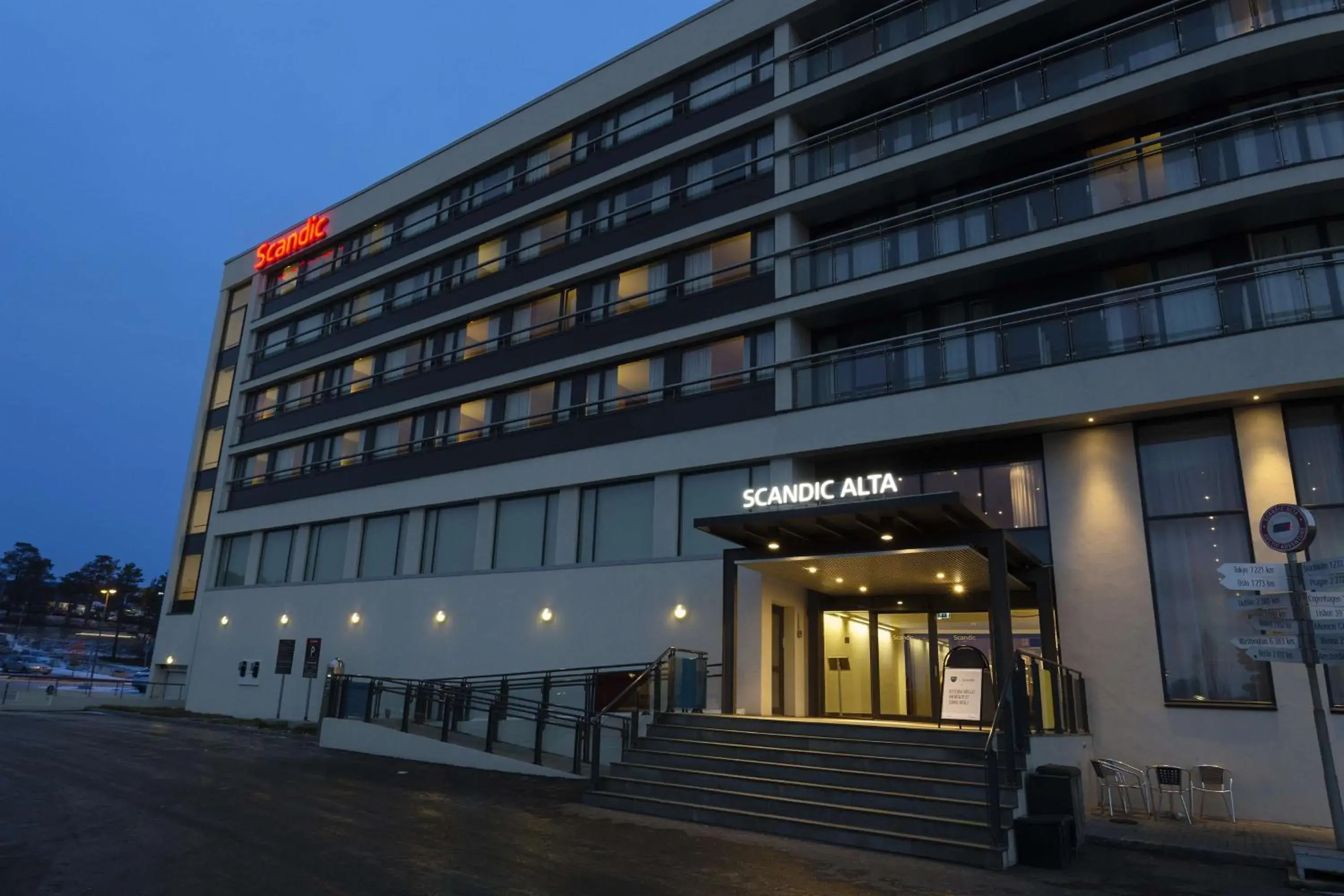 Property building in Scandic Alta Property building in Scandic Alta