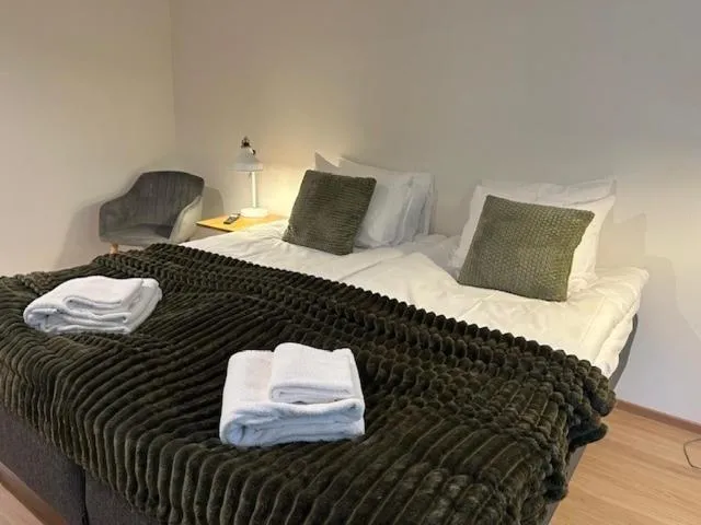 Bed in Hotelli Lepolampi