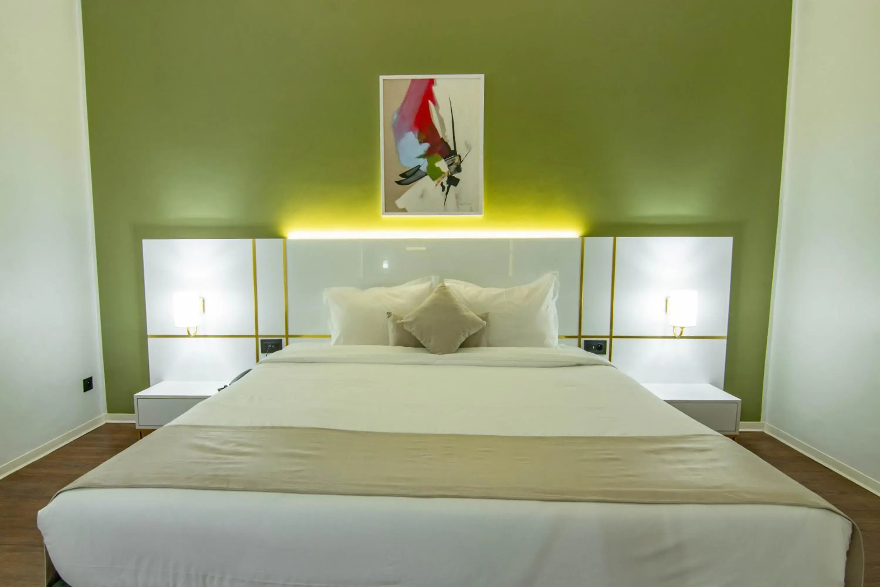 Bed in Hotel Ibn Khaldoun Bed in Hotel Ibn Khaldoun