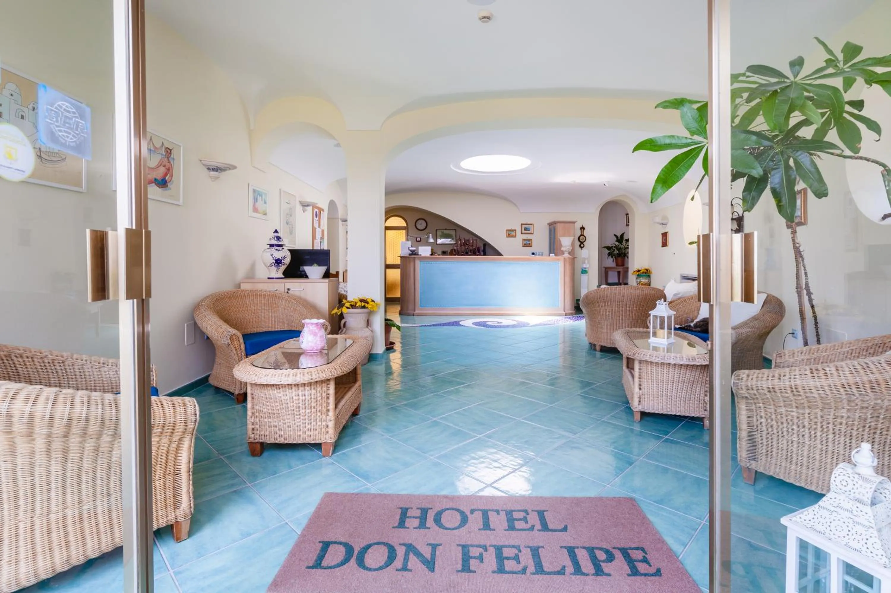 Lobby or reception in Don Felipe Boutique Hotel