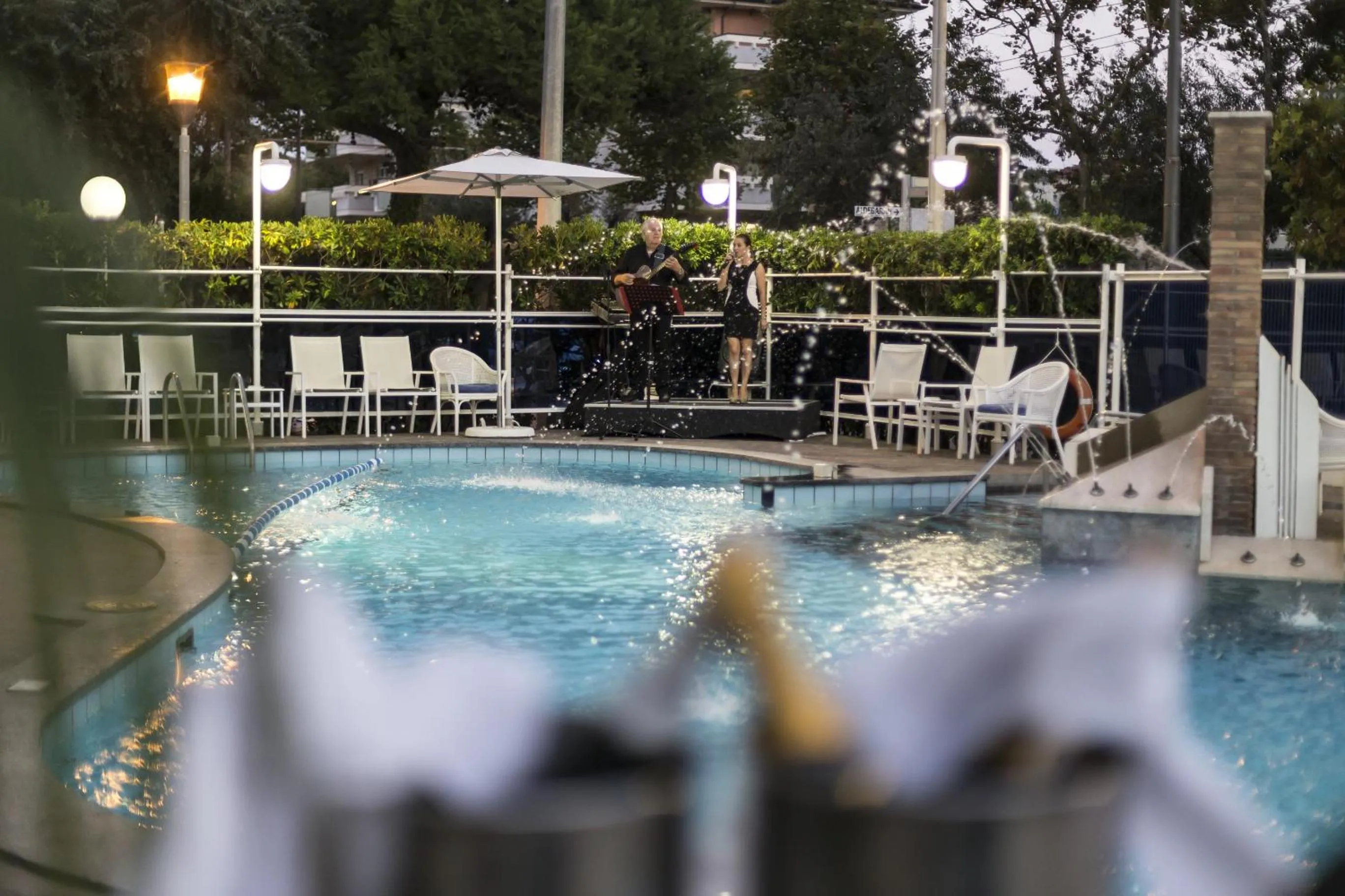 Swimming pool in Hotel Abner's