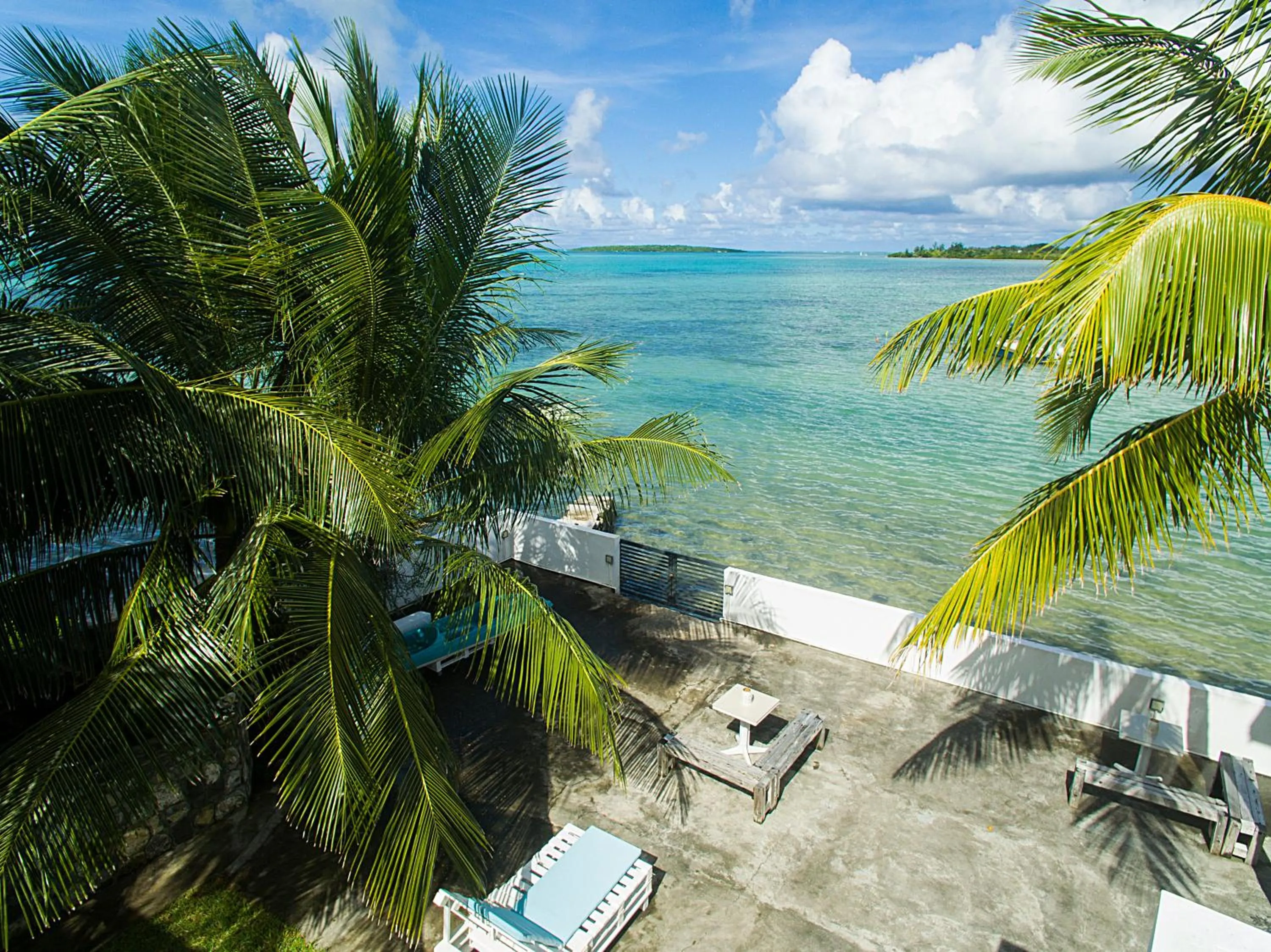 Garden view in Auberge SeaFever