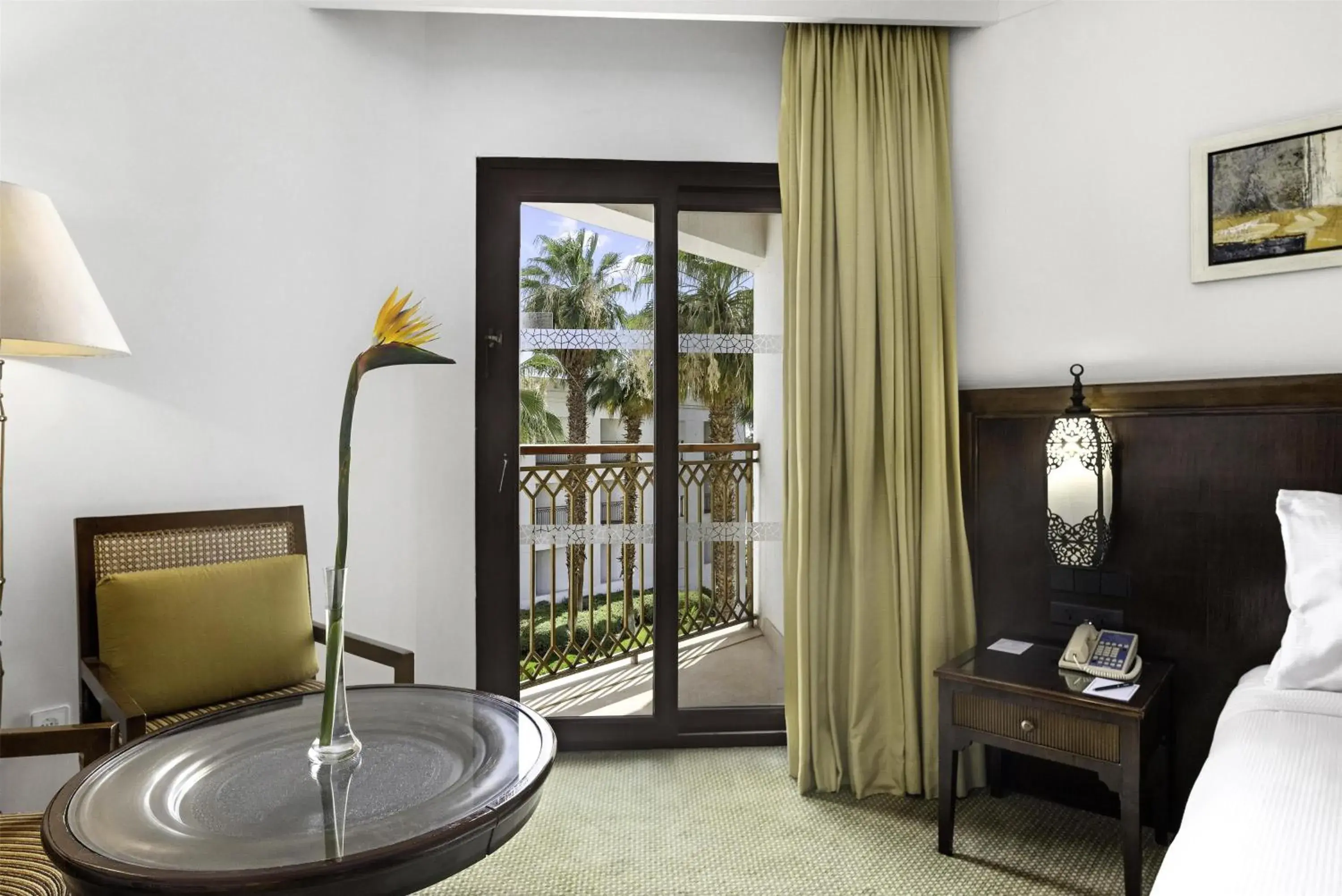 View (from property/room), Bed in Hilton Luxor Resort & Spa View (from property/room), Bed in Hilton Luxor Resort & Spa