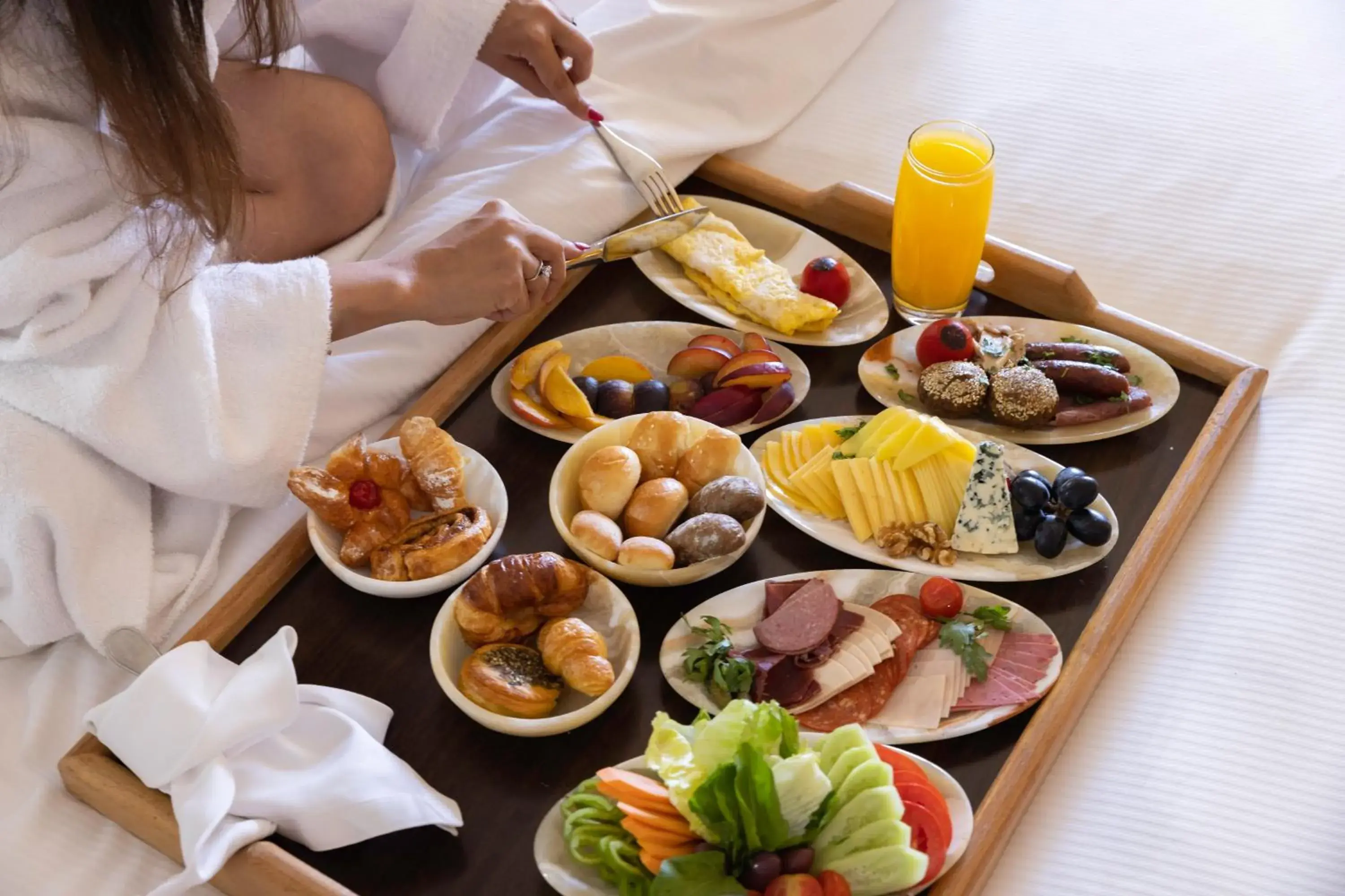 Breakfast in Hilton Luxor Resort & Spa Breakfast in Hilton Luxor Resort & Spa