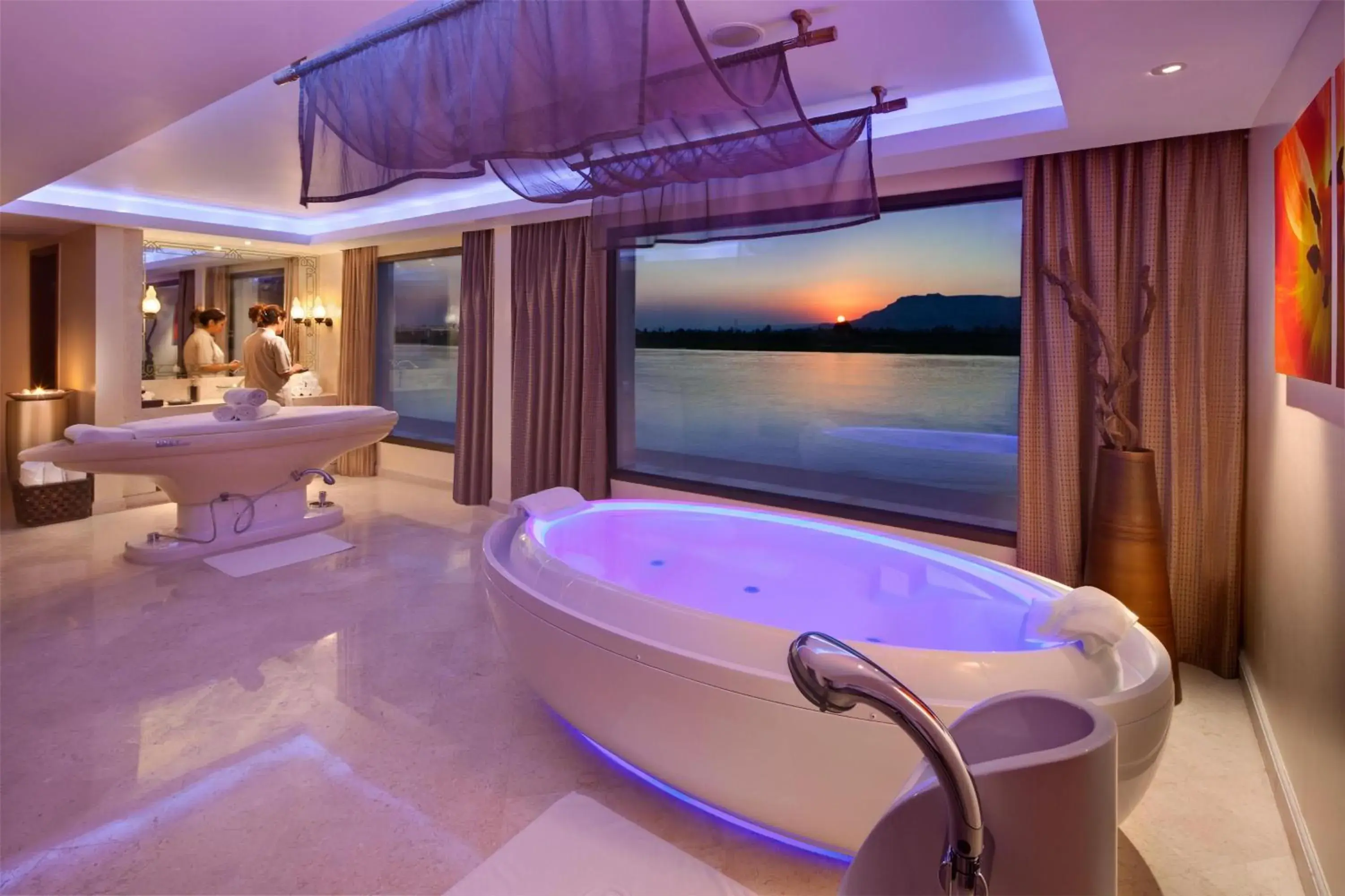 Spa and wellness centre/facilities, Bed in Hilton Luxor Resort & Spa Spa and wellness centre/facilities, Bed in Hilton Luxor Resort & Spa