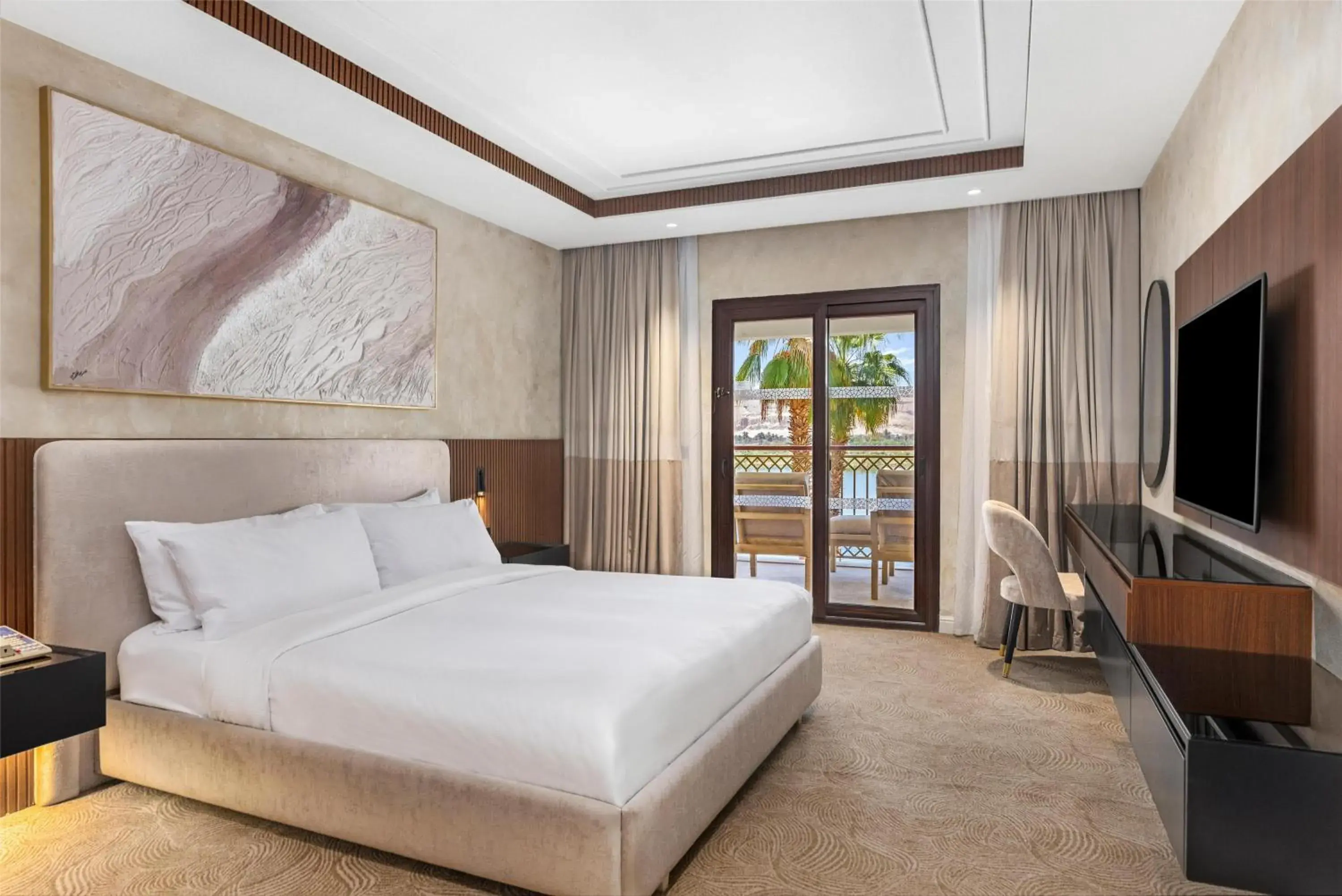 Bed in Hilton Luxor Resort & Spa Bed in Hilton Luxor Resort & Spa