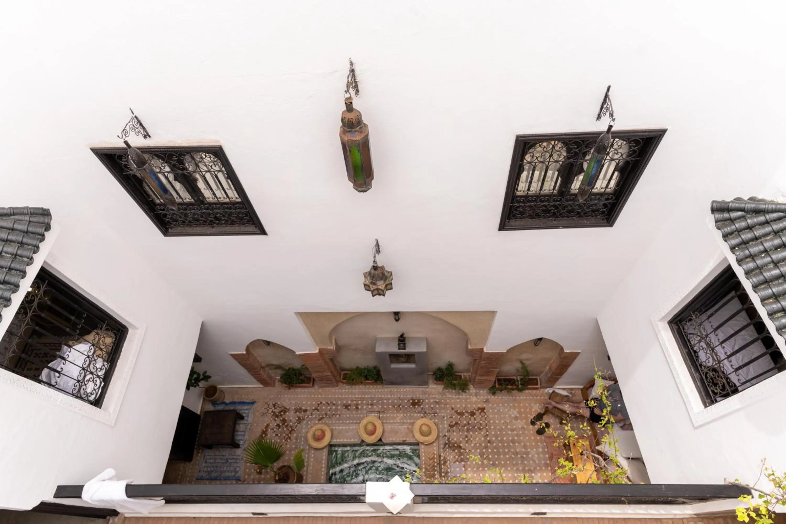 Pool view in Riad Shambala