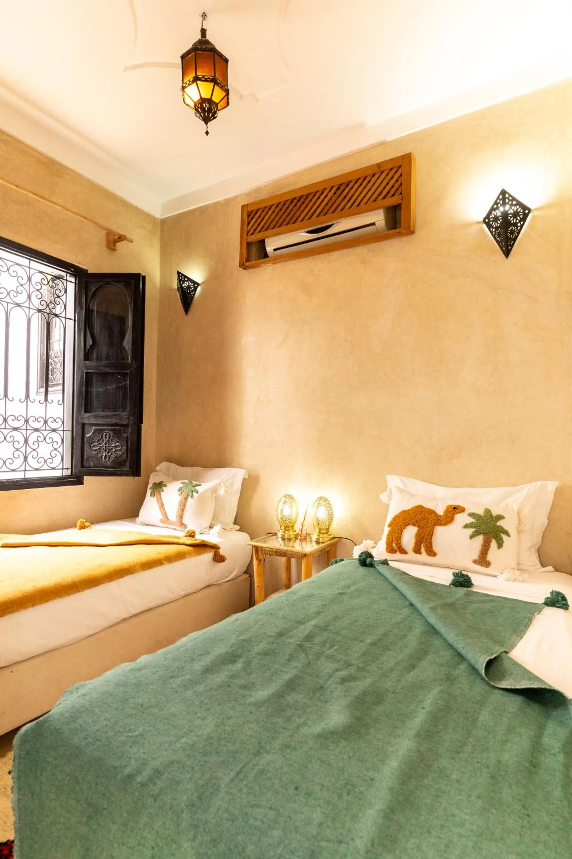 Bed in Riad Shambala
