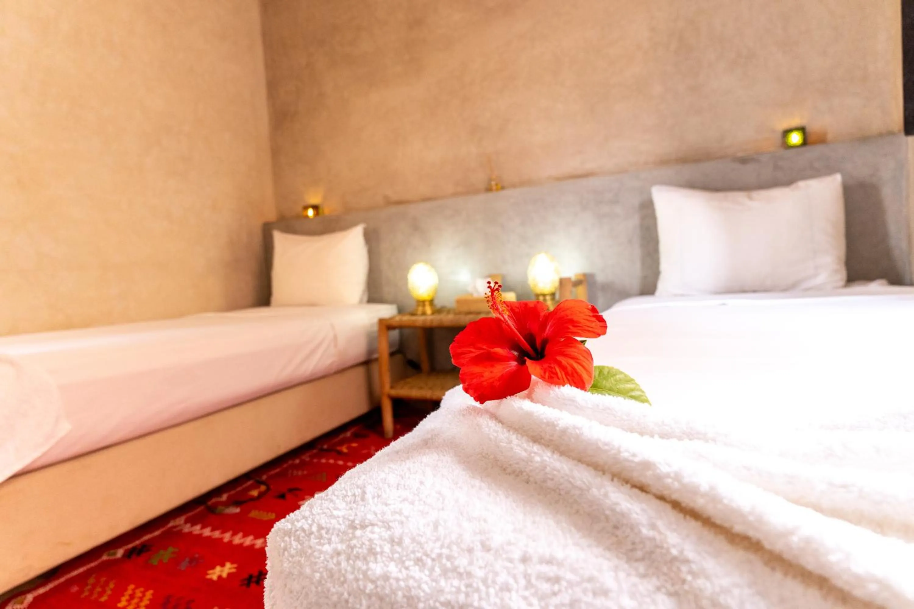 Bed in Riad Shambala