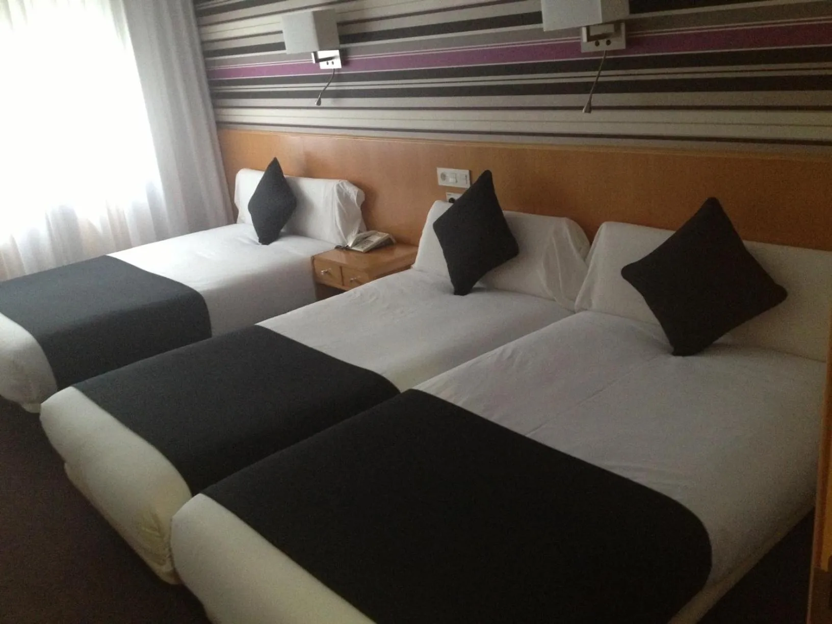 Bed in Hotel Palacio de Cristal