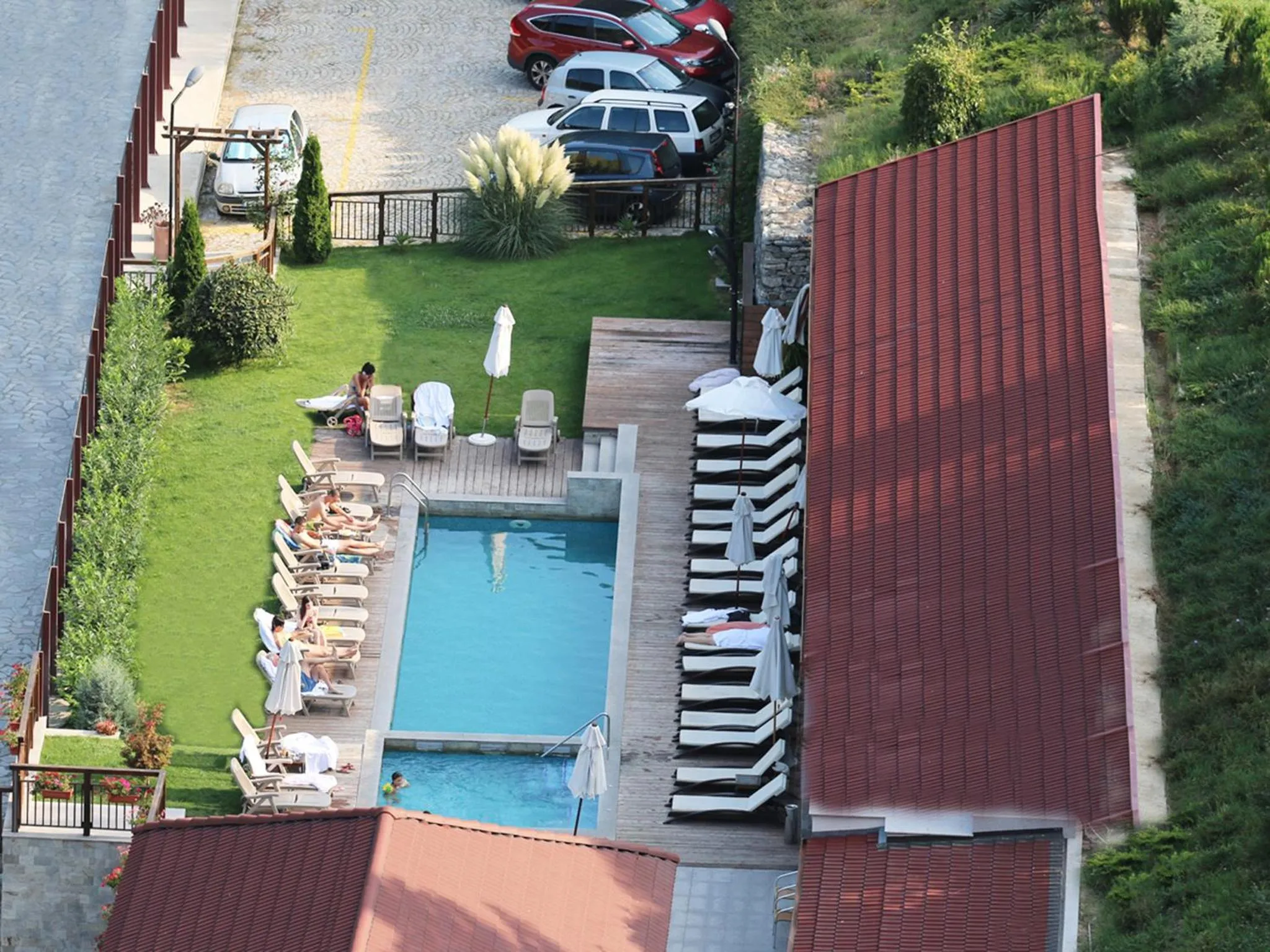 Bird's eye view in Aqua Varvara Hotel